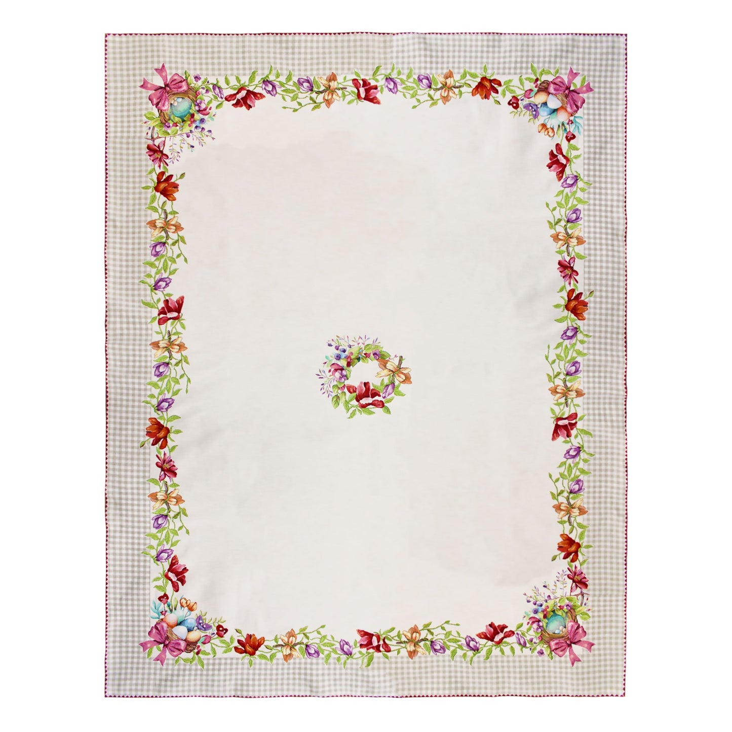 Copritavolo Pasquale in gobelin Vingi tovaglia Pasqua 6 posti Dis.4 6613