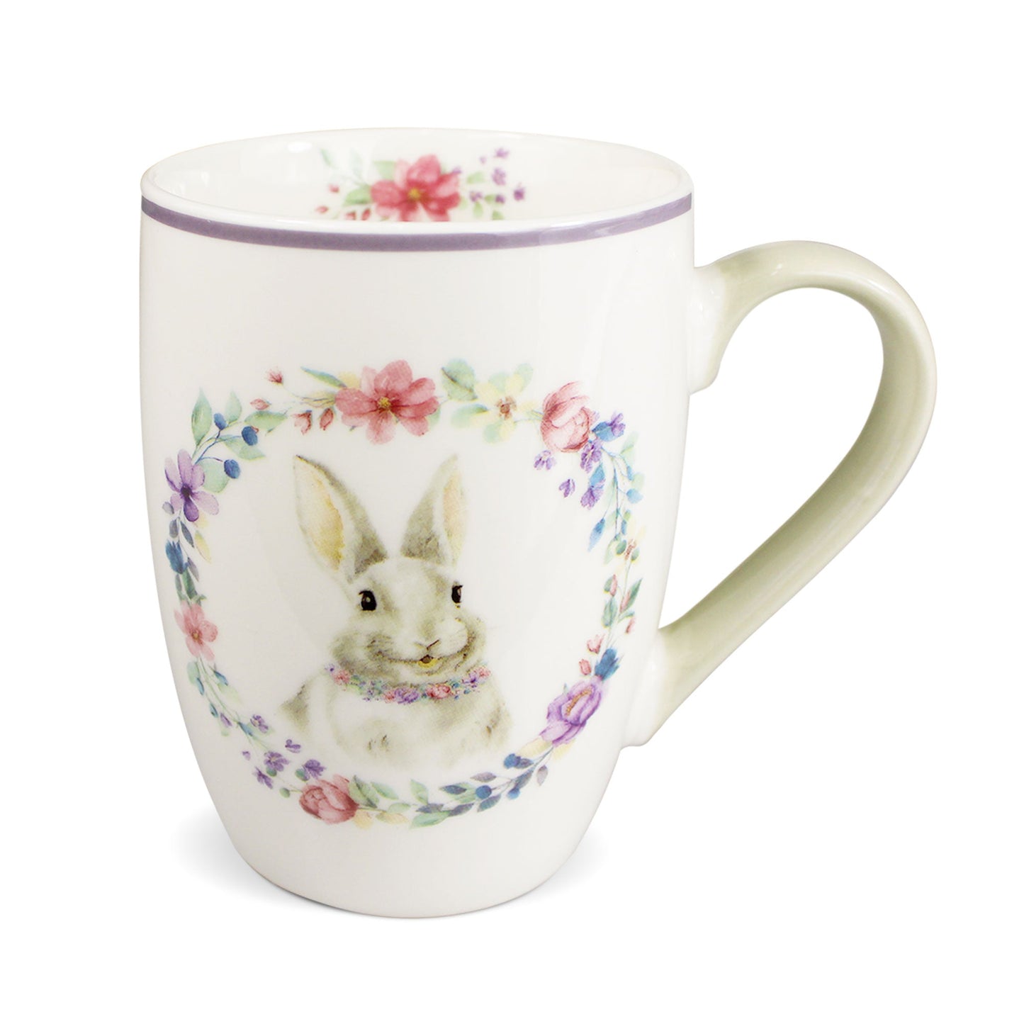 Tazza pasquale Nuvole di Stoffa Mug in porcellana Decoro Pasqua Bunny 340ml 6645