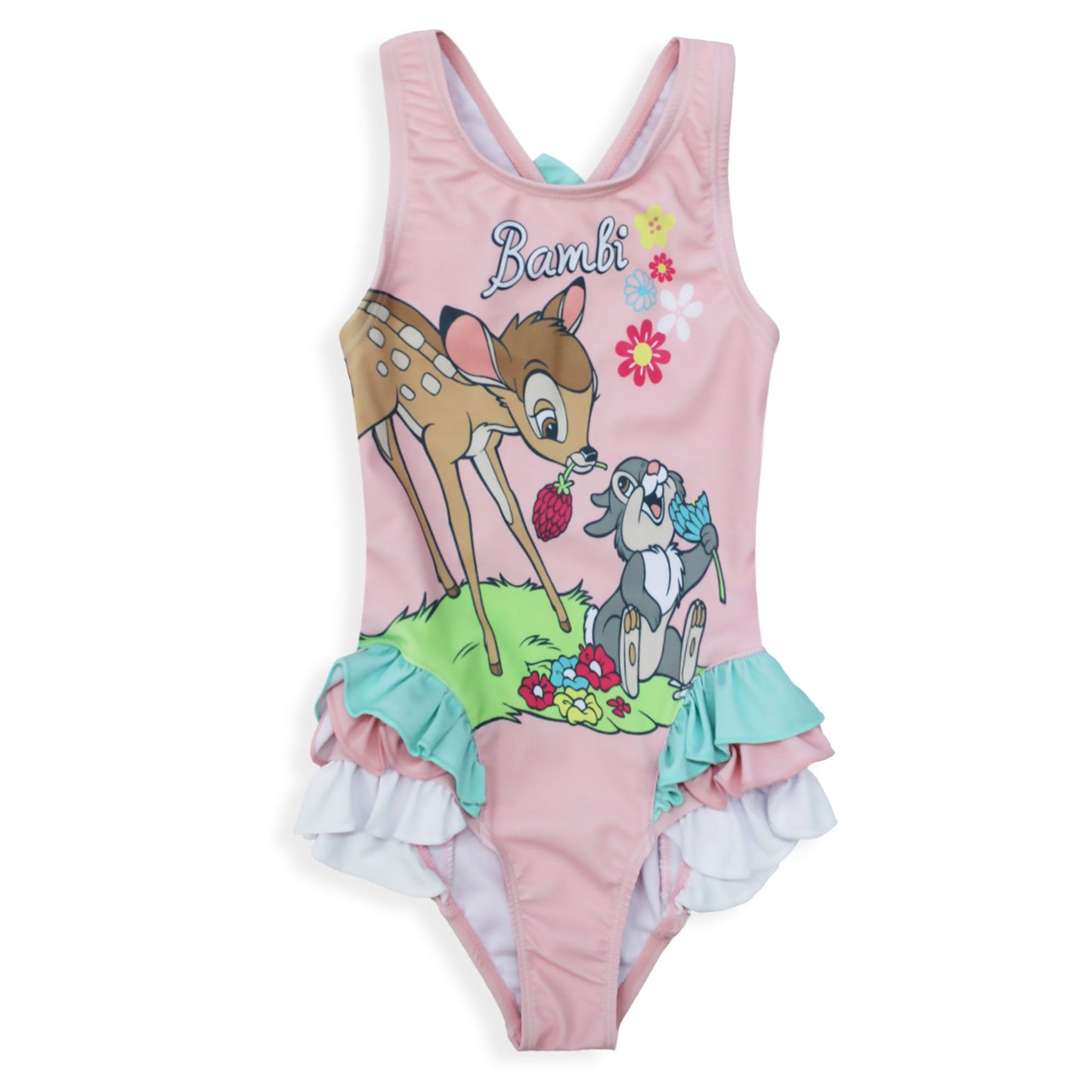 Costume da bagno intero mare Disney Bambi per neonato bambina 1 pezzo bimba 6661