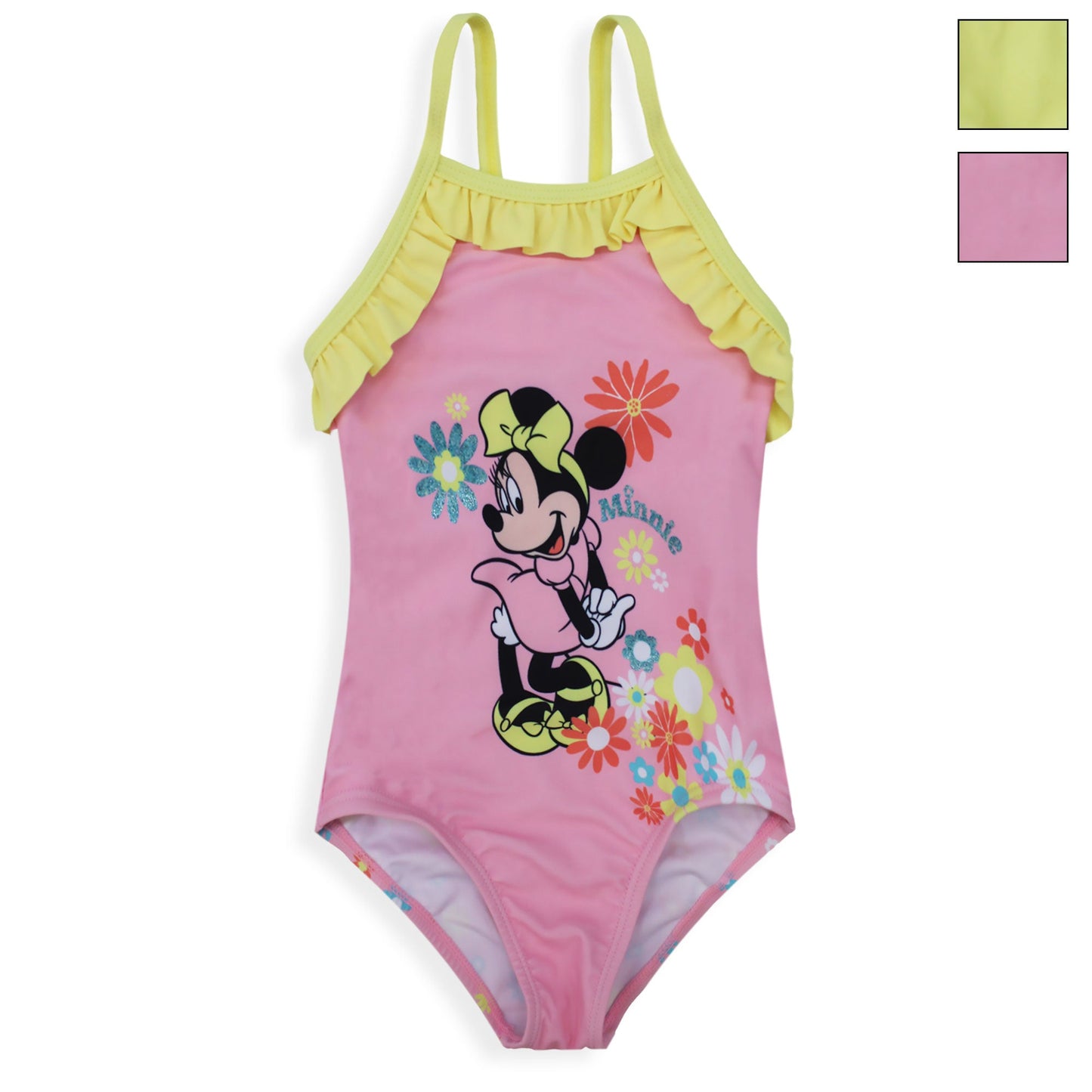 Costume da bagno intero mare per neonato bambina Disney Minnie Mouse volant 6662