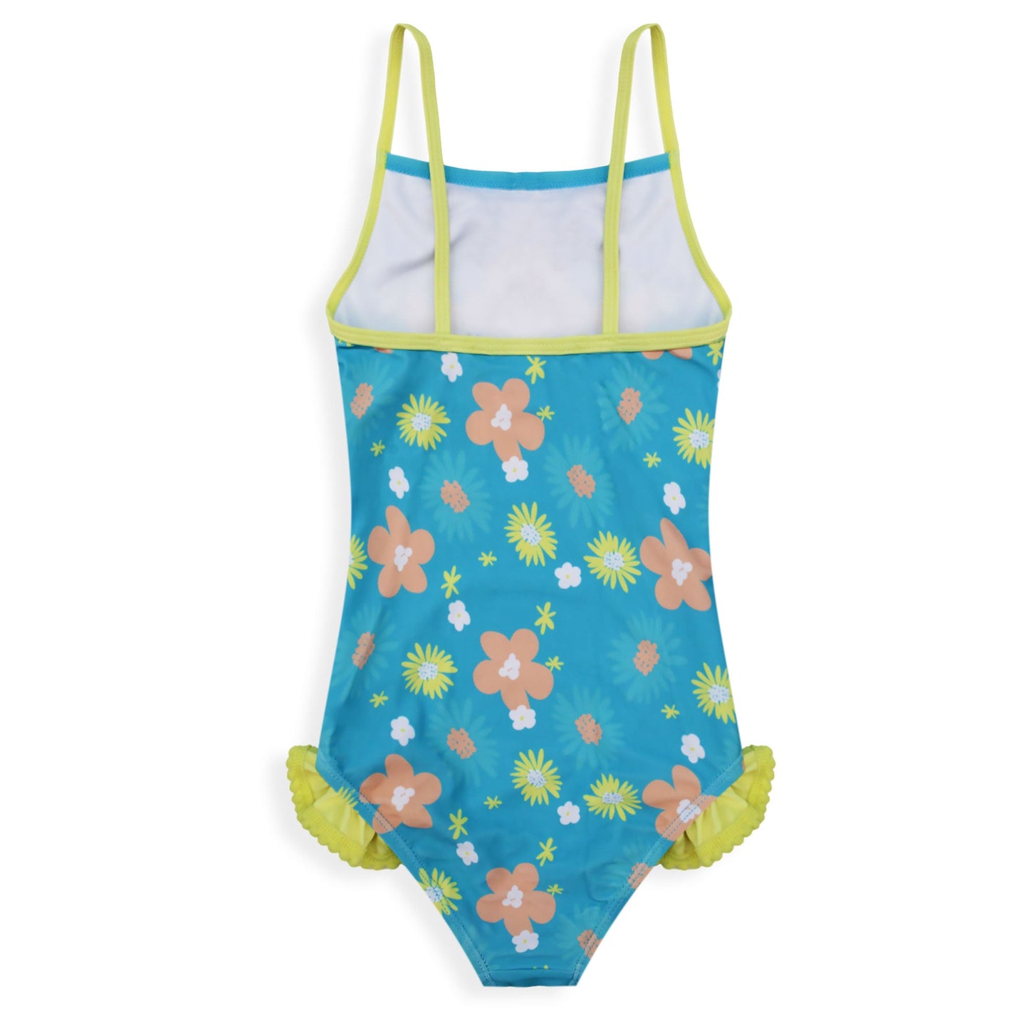 Costume da bagno intero mare bambina Disney Frozen Elsa 1 pezzo con volant 6664