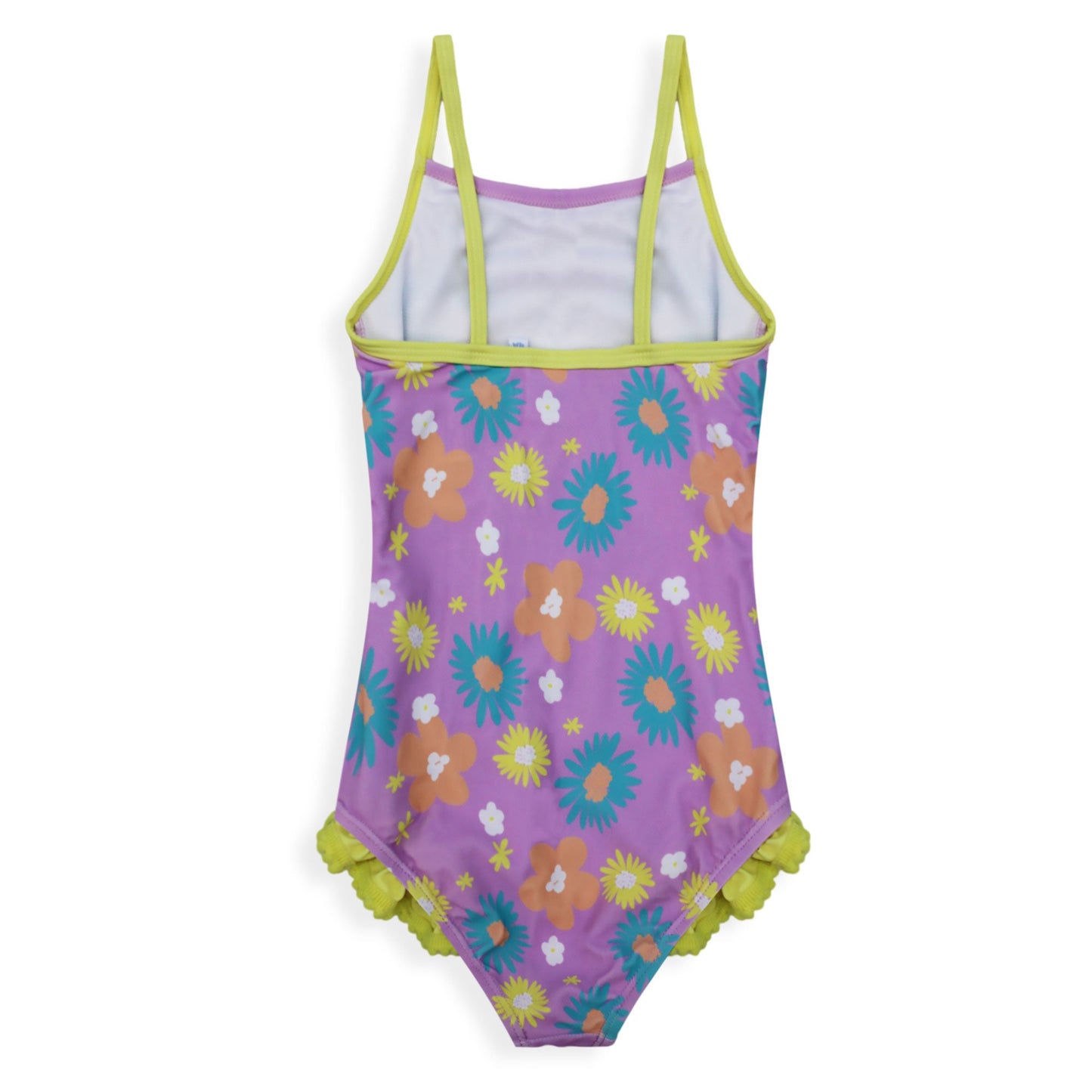 Costume da bagno intero mare bambina Disney Frozen Elsa 1 pezzo con volant 6664