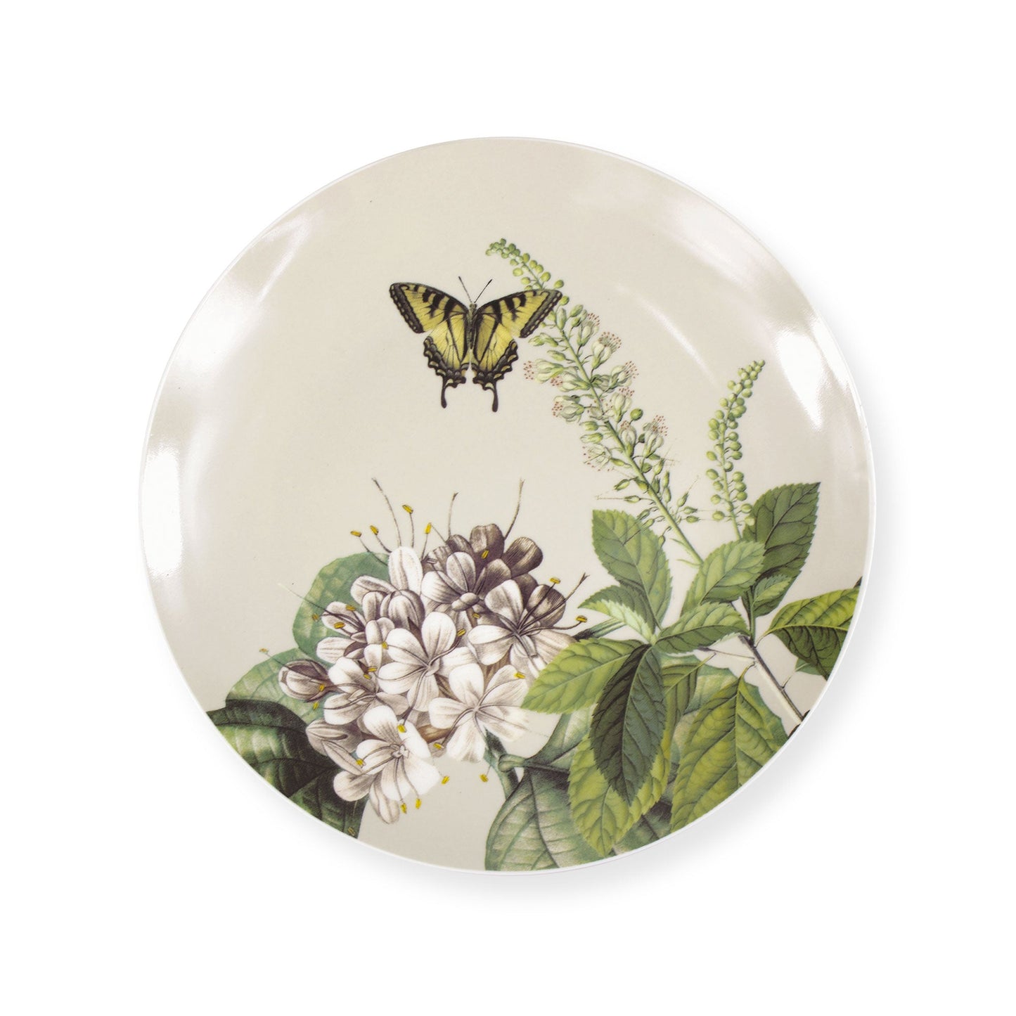 Piatto da dessert Nuvole di Stoffa Herbarium in porcellana Natural Chic 6674