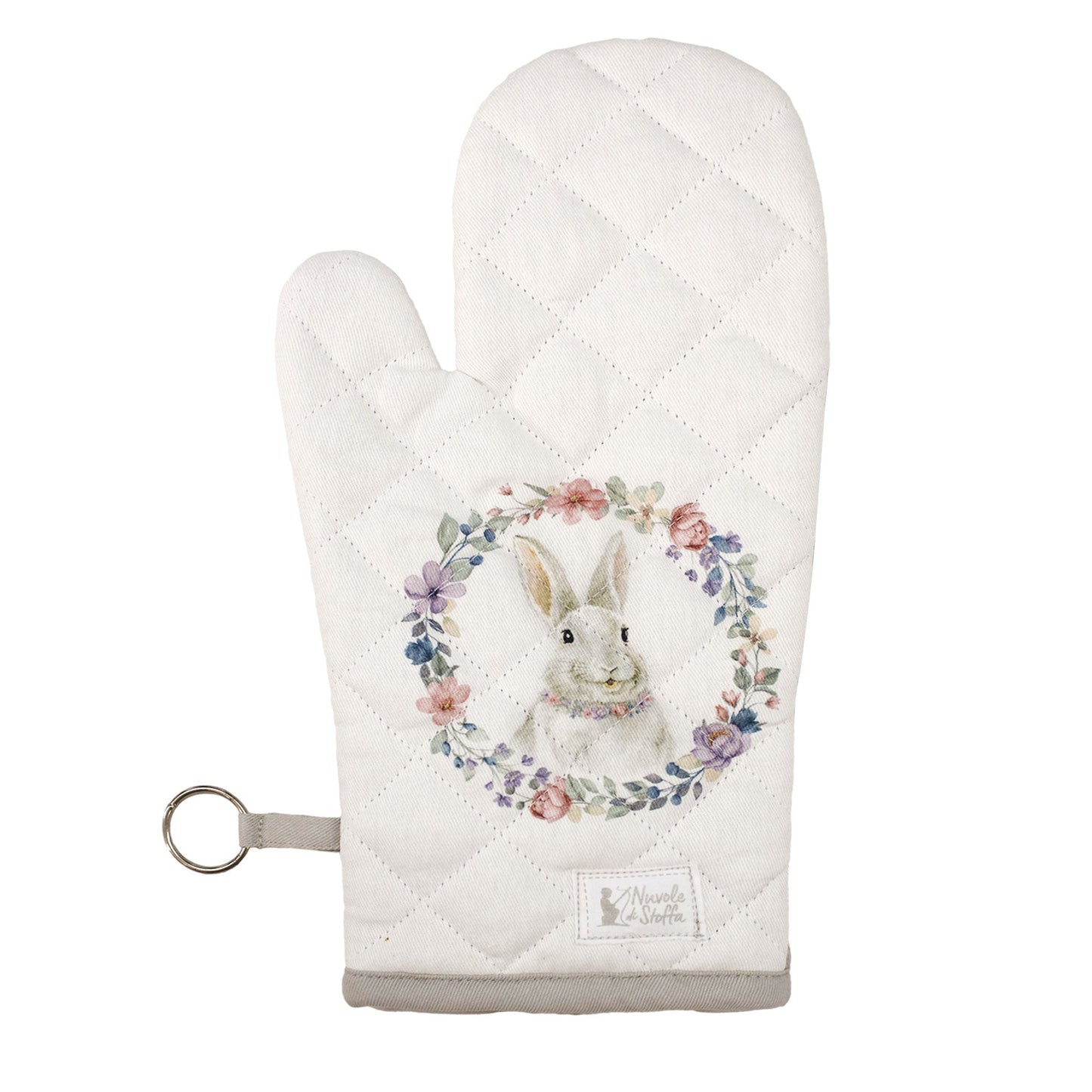 Guanto da forno Pasquale Nuvole di Stoffa Bunny Shabby Chic decoro pasqua 6690