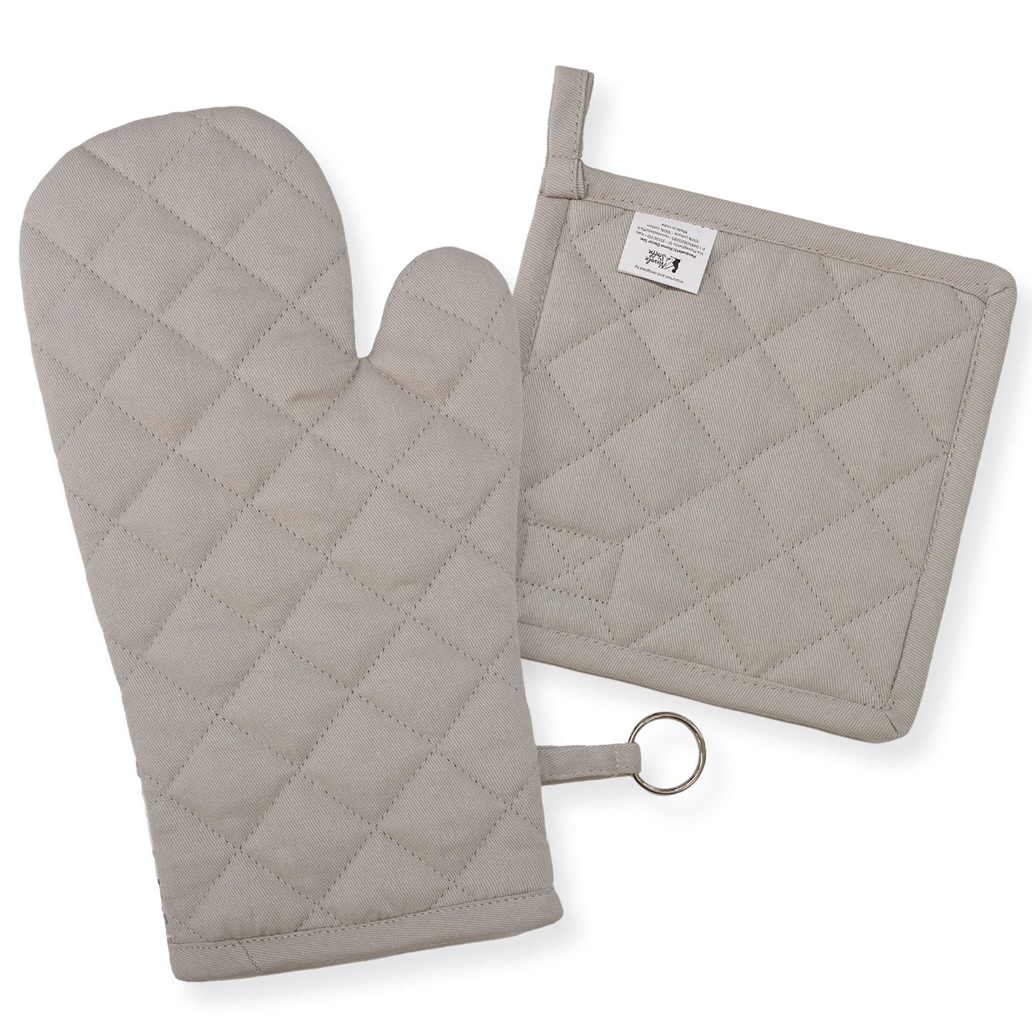 Guantone e Presina da forno Pasquale Nuvole di Stoffa Bunny Shabby Chic 6694