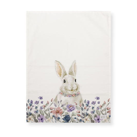 Strofinaccio pasquale Nuvole di Stoffa Bunny in cotone Decoro Pasqua 6697