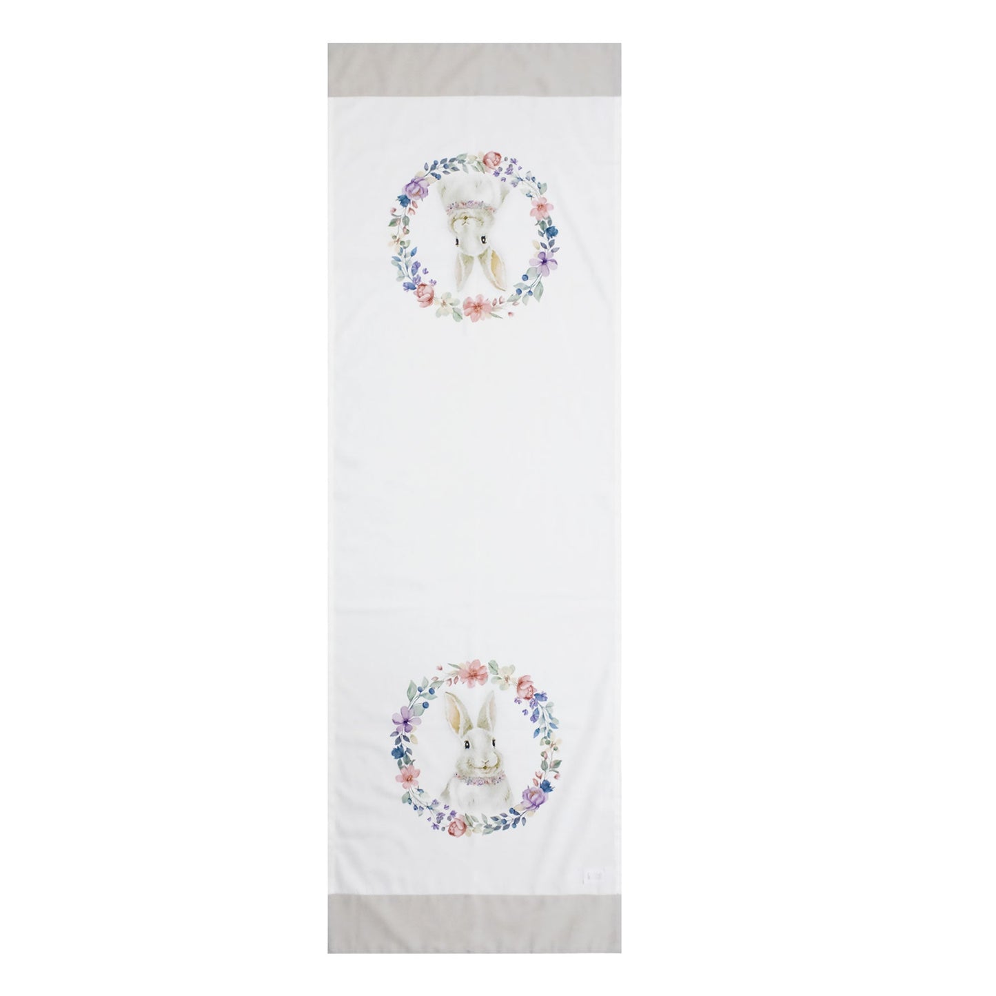 Runner Pasquale Nuvole di Stoffa Bunny 50x150cm Centrotavola Pasqua cotone 6704