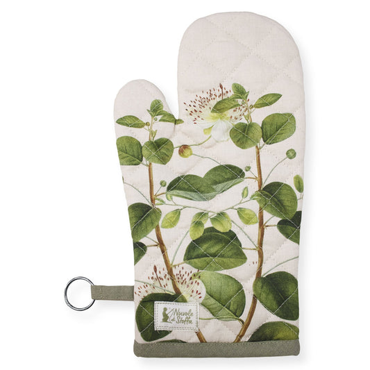 Guanto da forno Nuvole di Stoffa Herbarium fiori Shabby Chic in cotone 6724