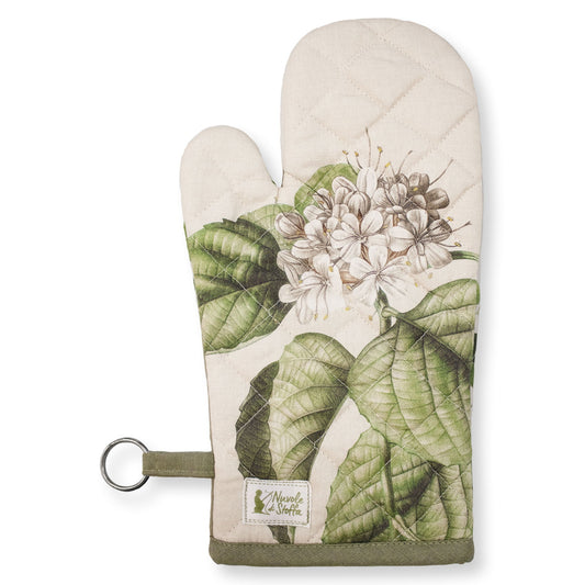 Guanto da forno Nuvole di Stoffa Herbarium fiori Shabby Chic in cotone 6725
