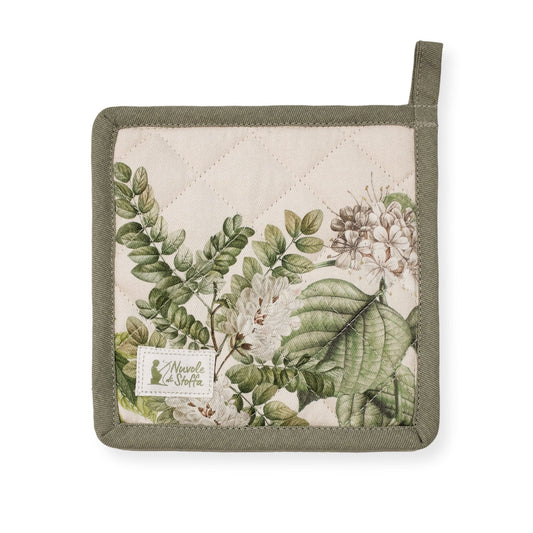 Presina da forno Nuvole di Stoffa Herbarium fiori Shabby Chic in cotone 6727