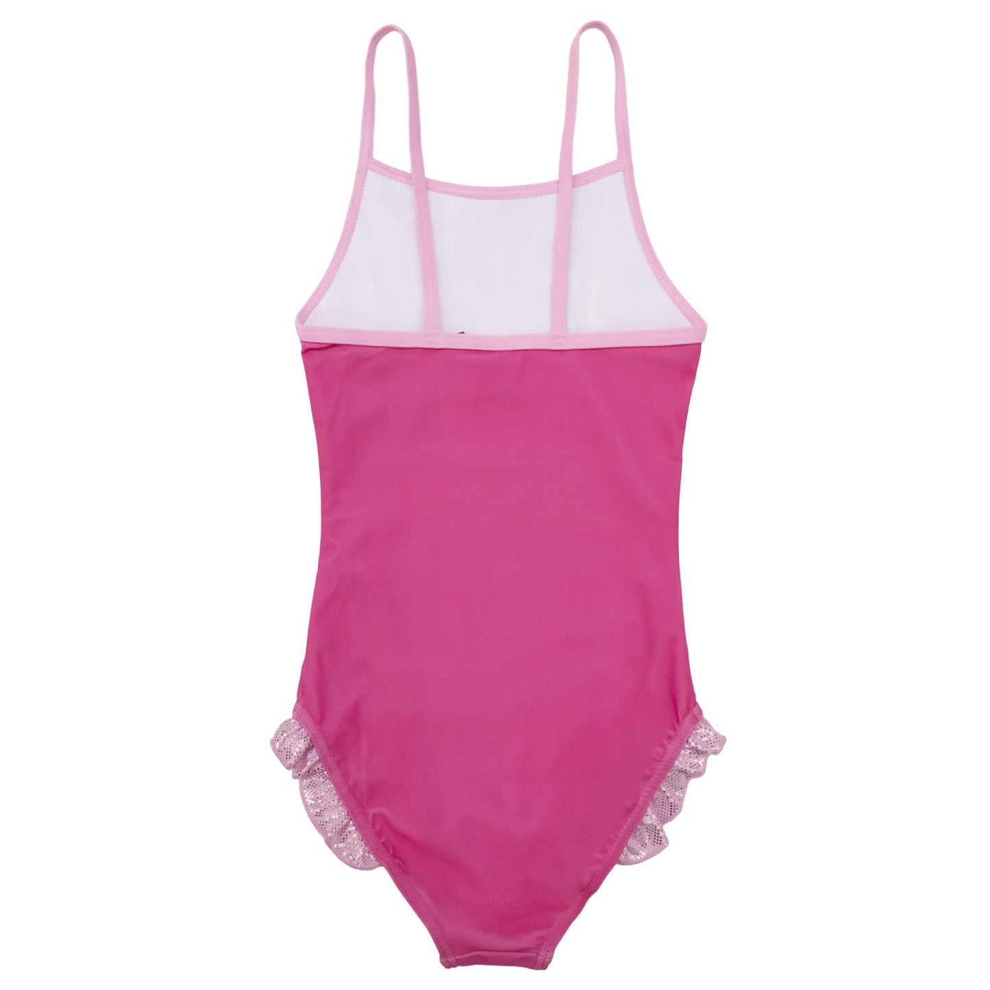 Costume da bagno intero Mattel Barbie bambina 1 pezzo con volant mare 6773