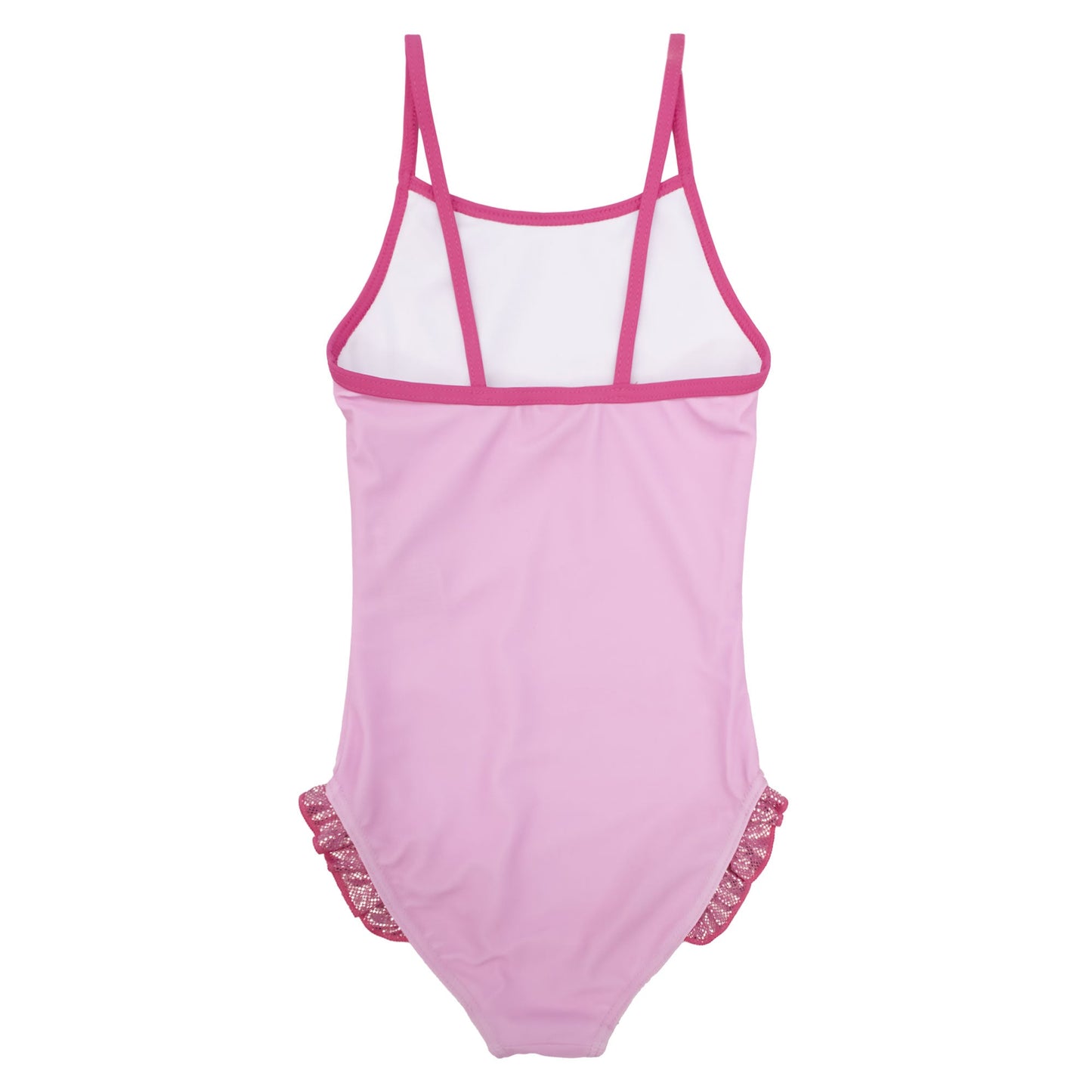 Costume da bagno intero Mattel Barbie bambina 1 pezzo con volant mare 6773