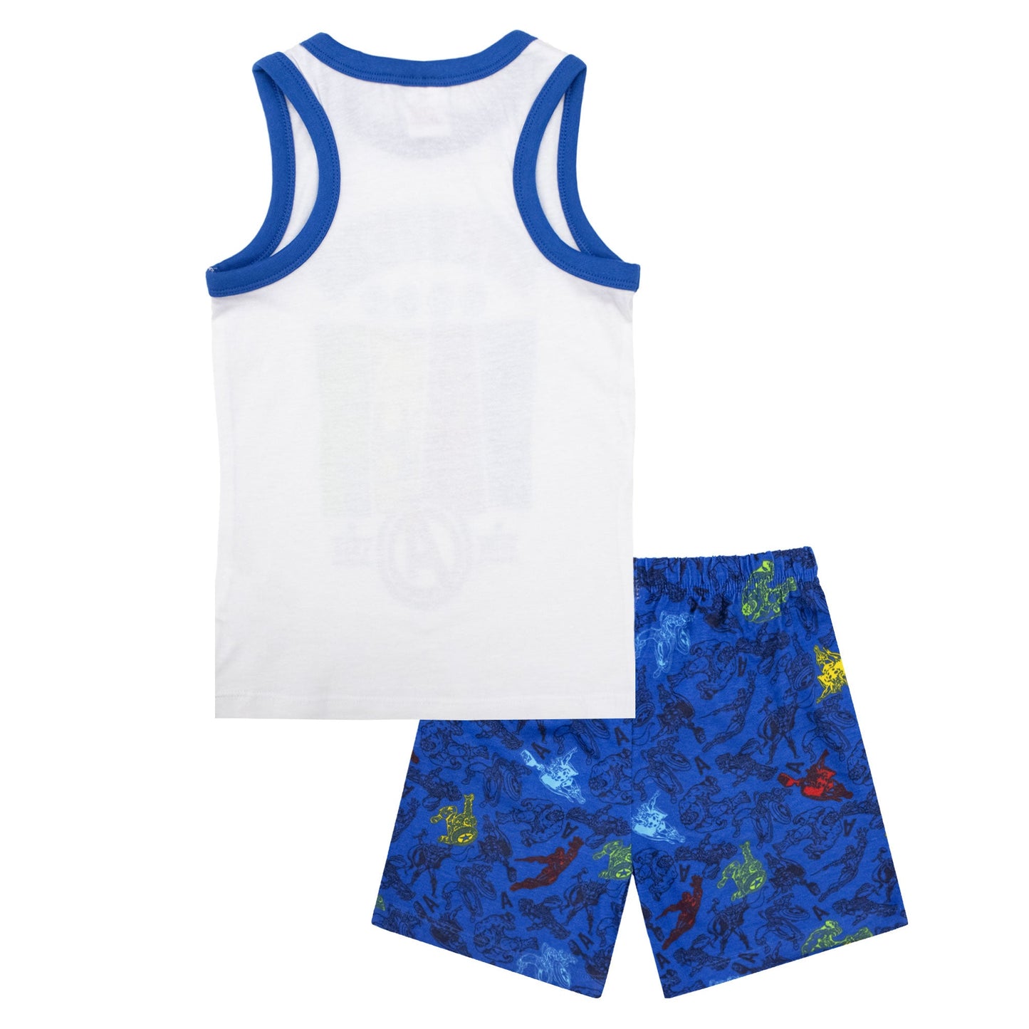 Pigiama bambino Marvel Avengers canotta e pantalone corto estivo cotone 6777