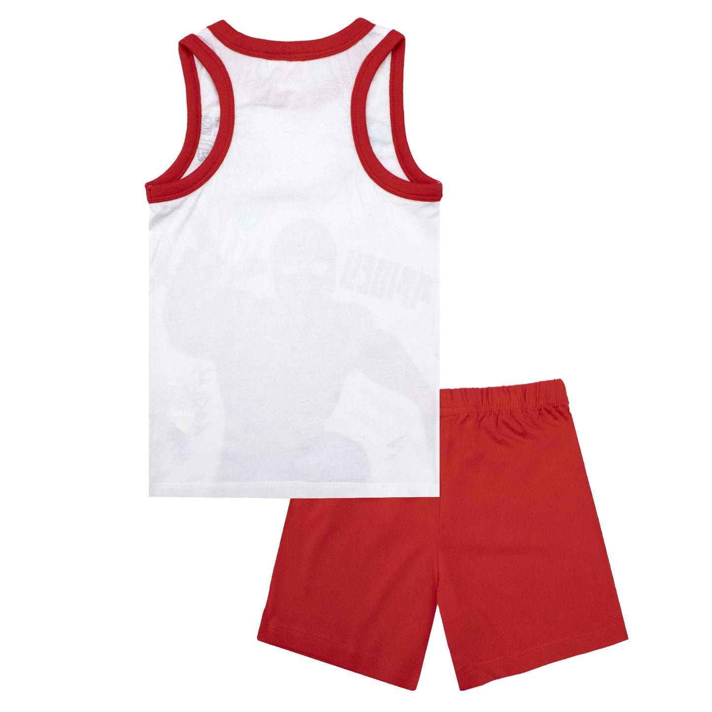 Pigiama bambino Marvel Spiderman canotta e pantalone corto estivo cotone 6778