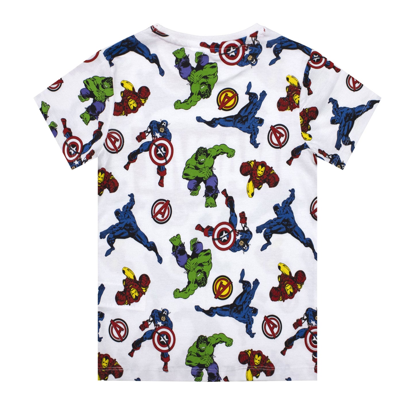 T-shirt Marvel Avengers maglia bambino mezze maniche in cotone 6785