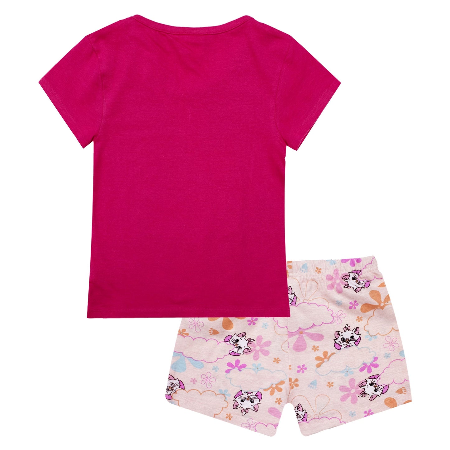 Pigiama bambina Disney Aristogatti Marie pantaloncino in cotone stampato 6788