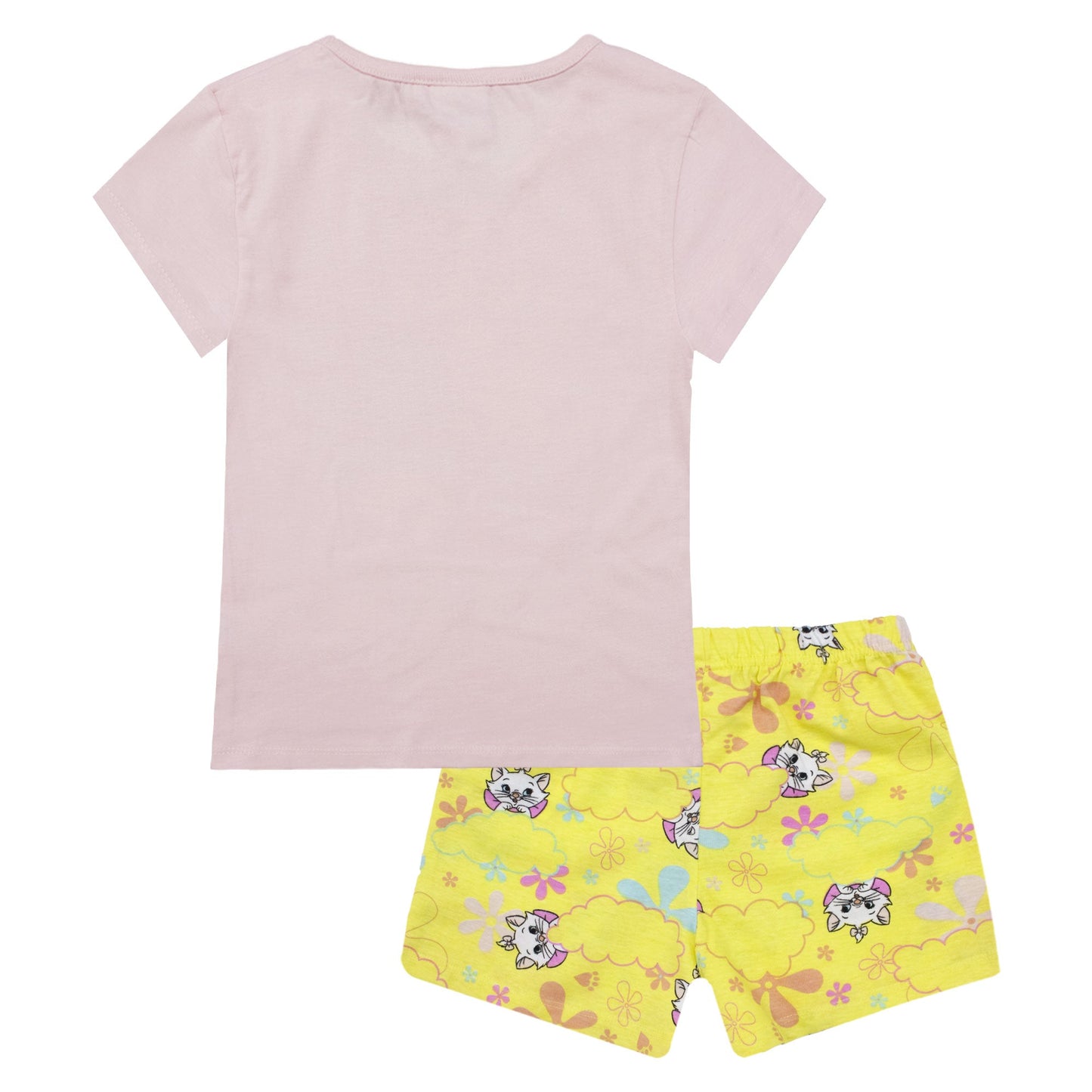 Pigiama bambina Disney Aristogatti Marie pantaloncino in cotone stampato 6788