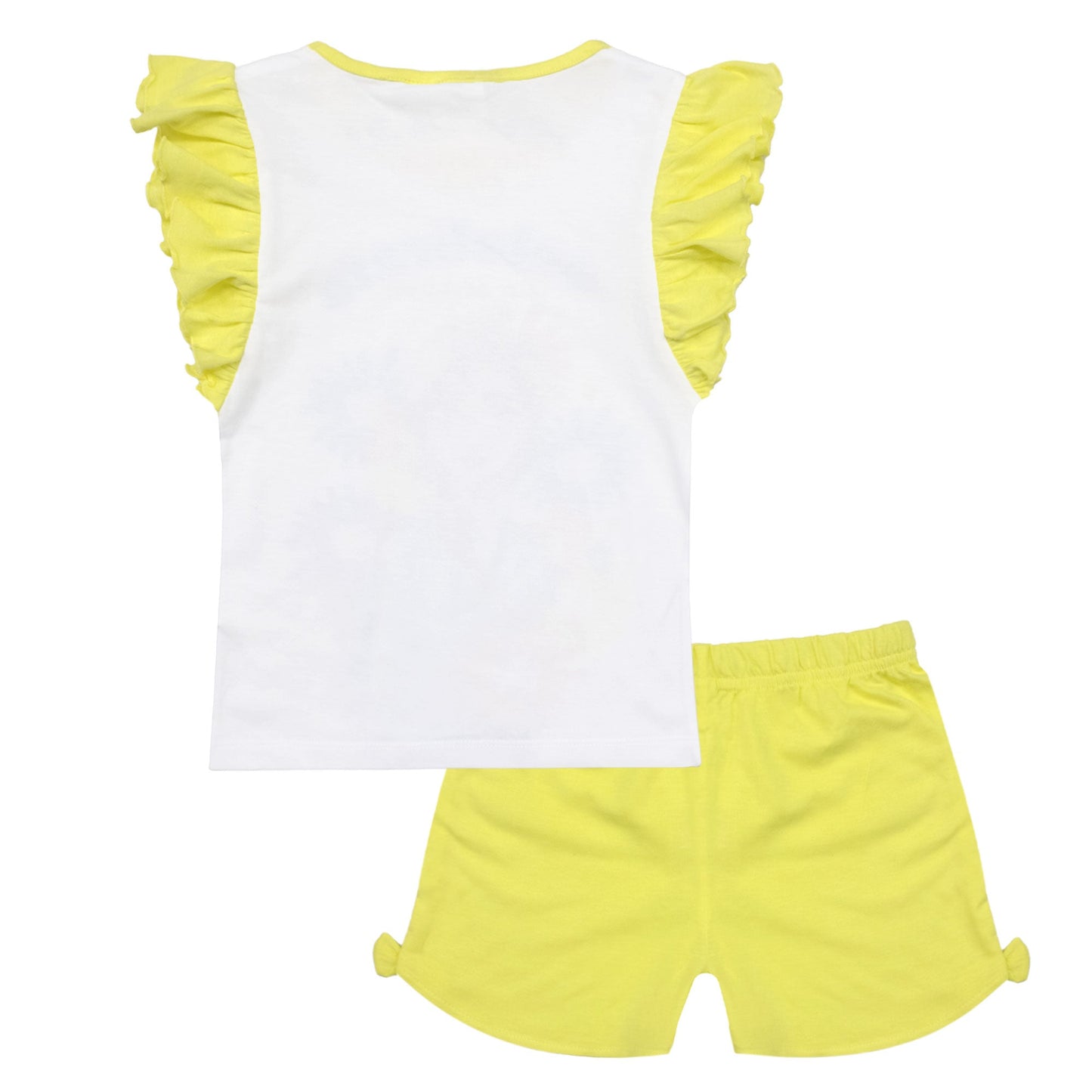 Pigiama bambina Disney Frozen t-shirt e pantalone corto estivo in cotone 6794