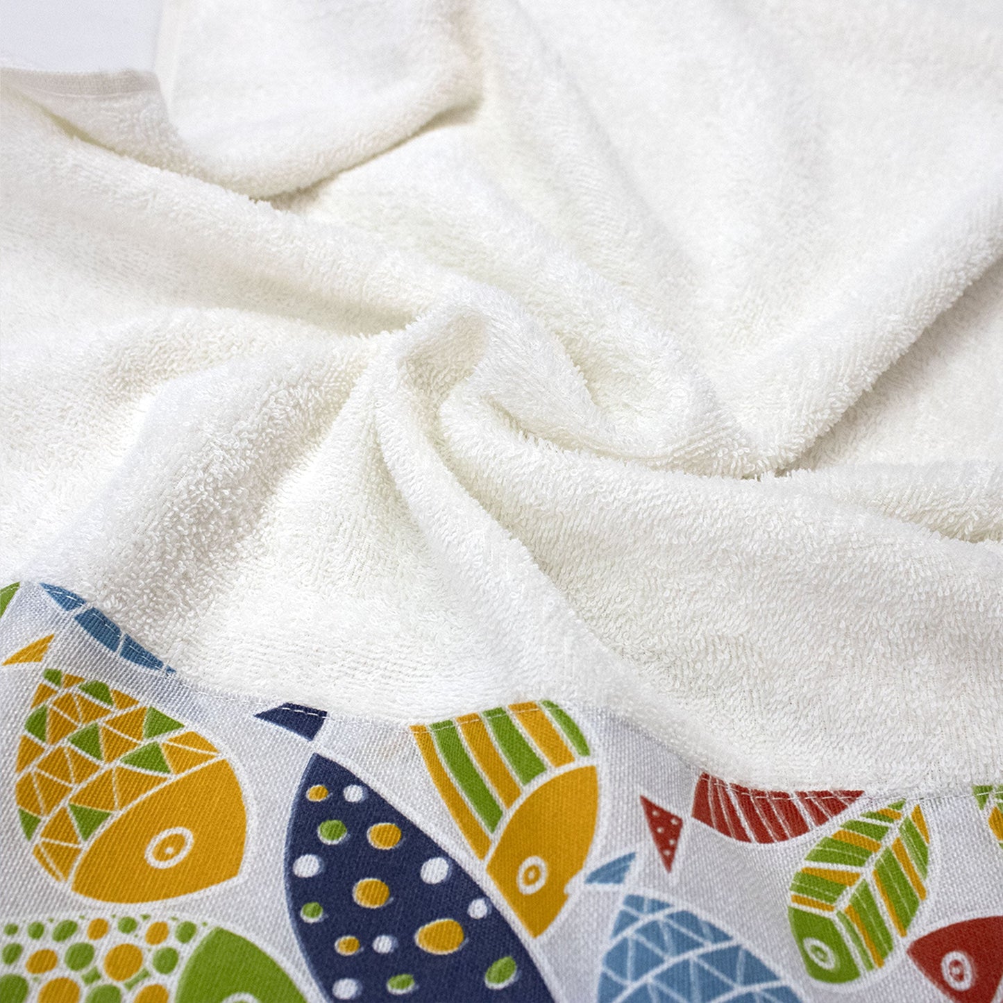 Asciugamani bagno stile marino Set 1+1 in spugna di cotone Viso e Ospite 6822