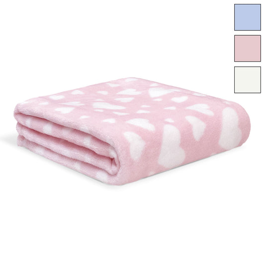 Copertina Neonato Culla Carrozzina coperta pile stampata 75x100cm bambini 6855
