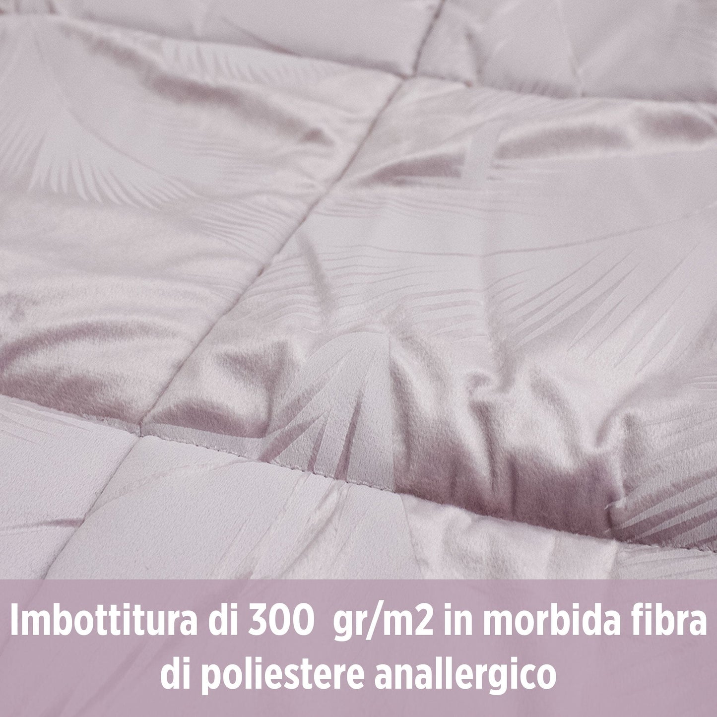 Trapunta invernale matrimoniale in velluto Jacquard con cuscino arredo 6857