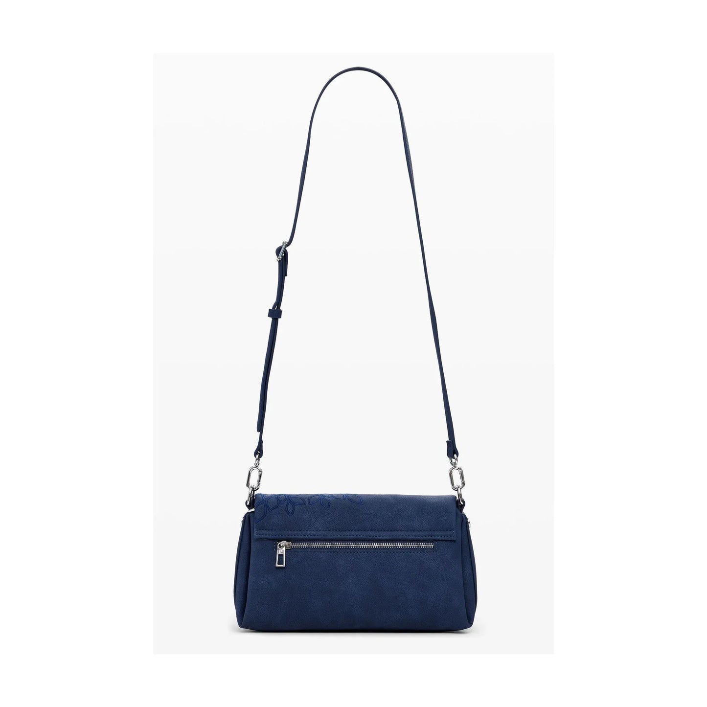 DESIGUAL Borsa Donna Blu a Spalla Sierra Naron Medium Flap