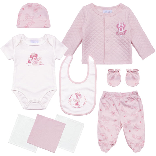 Completino Disney Minnie Mouse coordinato neonato bambina cardigan body 6963