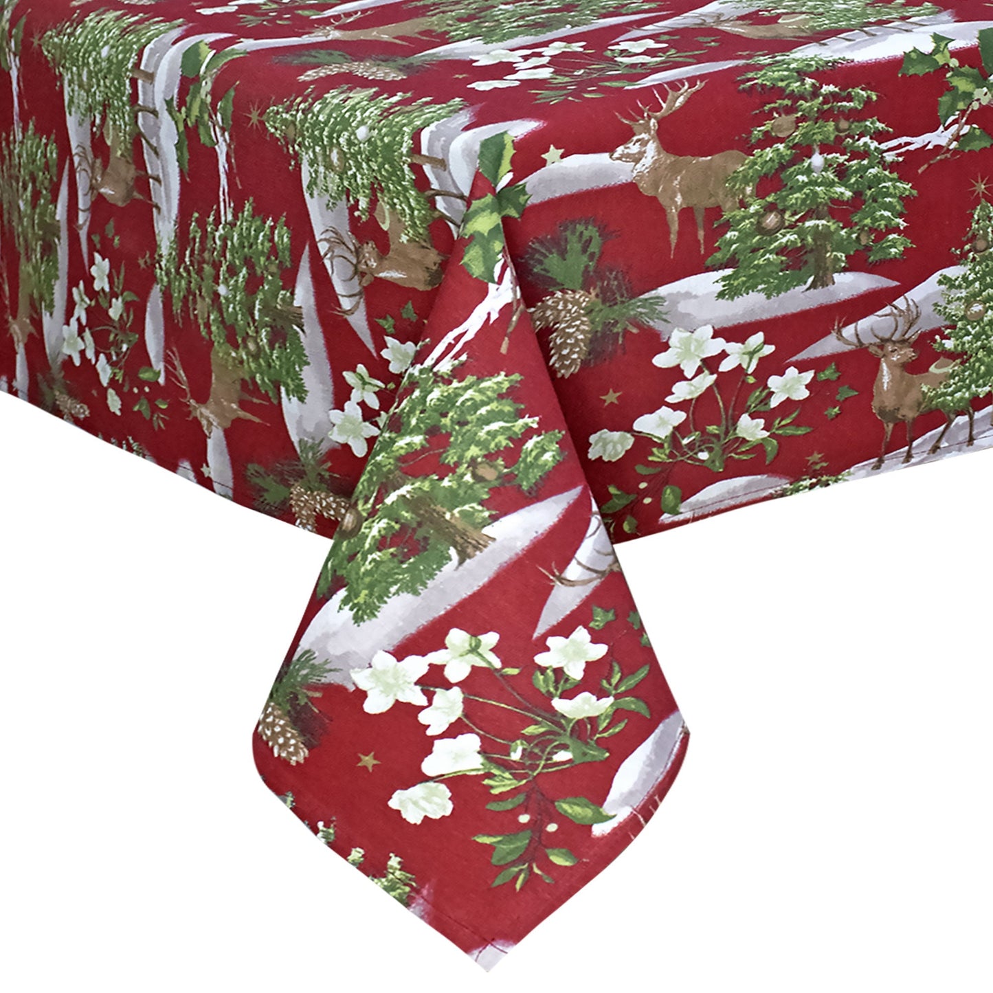 Tovaglia Natalizia rettangolare varie misure Copritavolo Twill stampato 6974