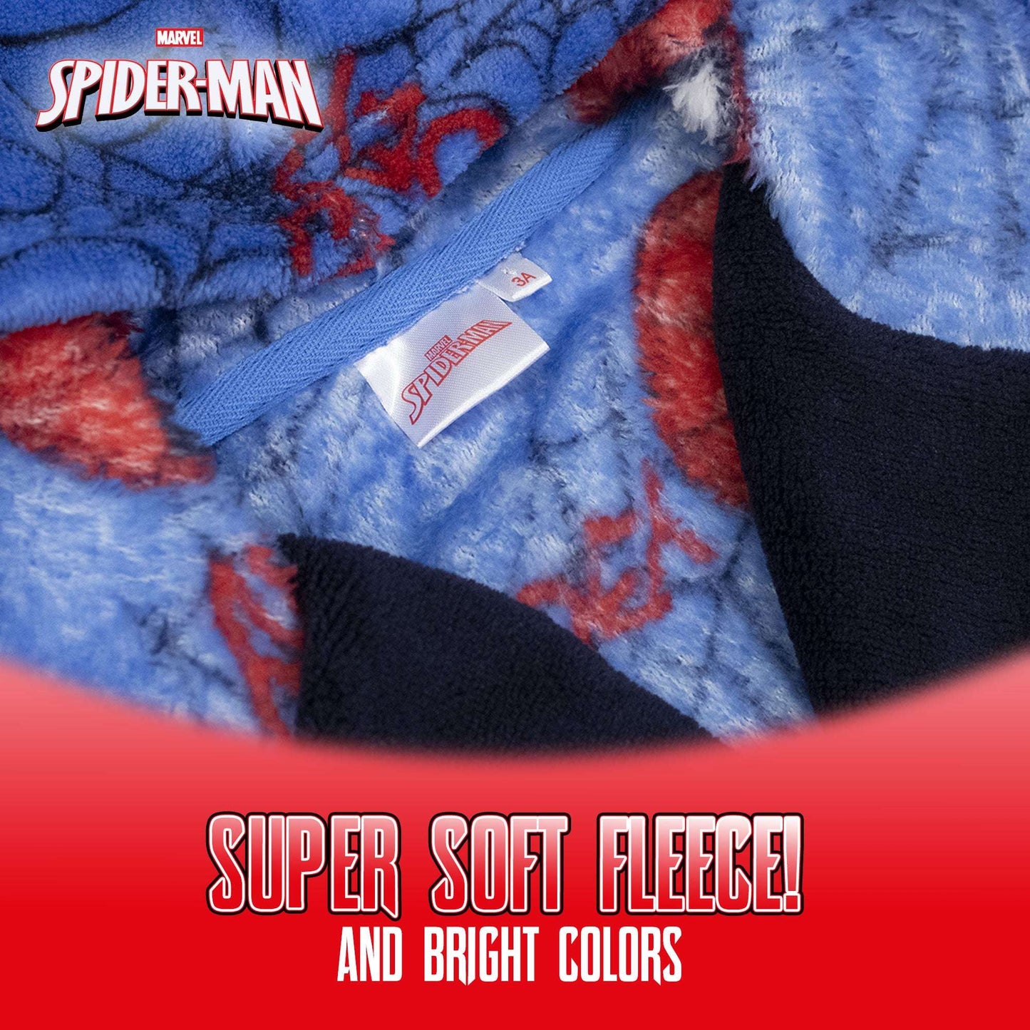 Vestaglia Marvel Spiderman in pile invernale per bambino 6994