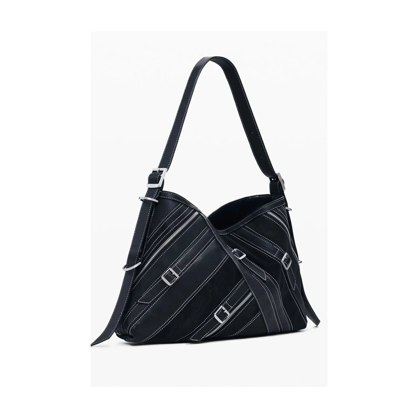 DESIGUAL Borsa Donna a Spalla Nera Fibonacci Buxton