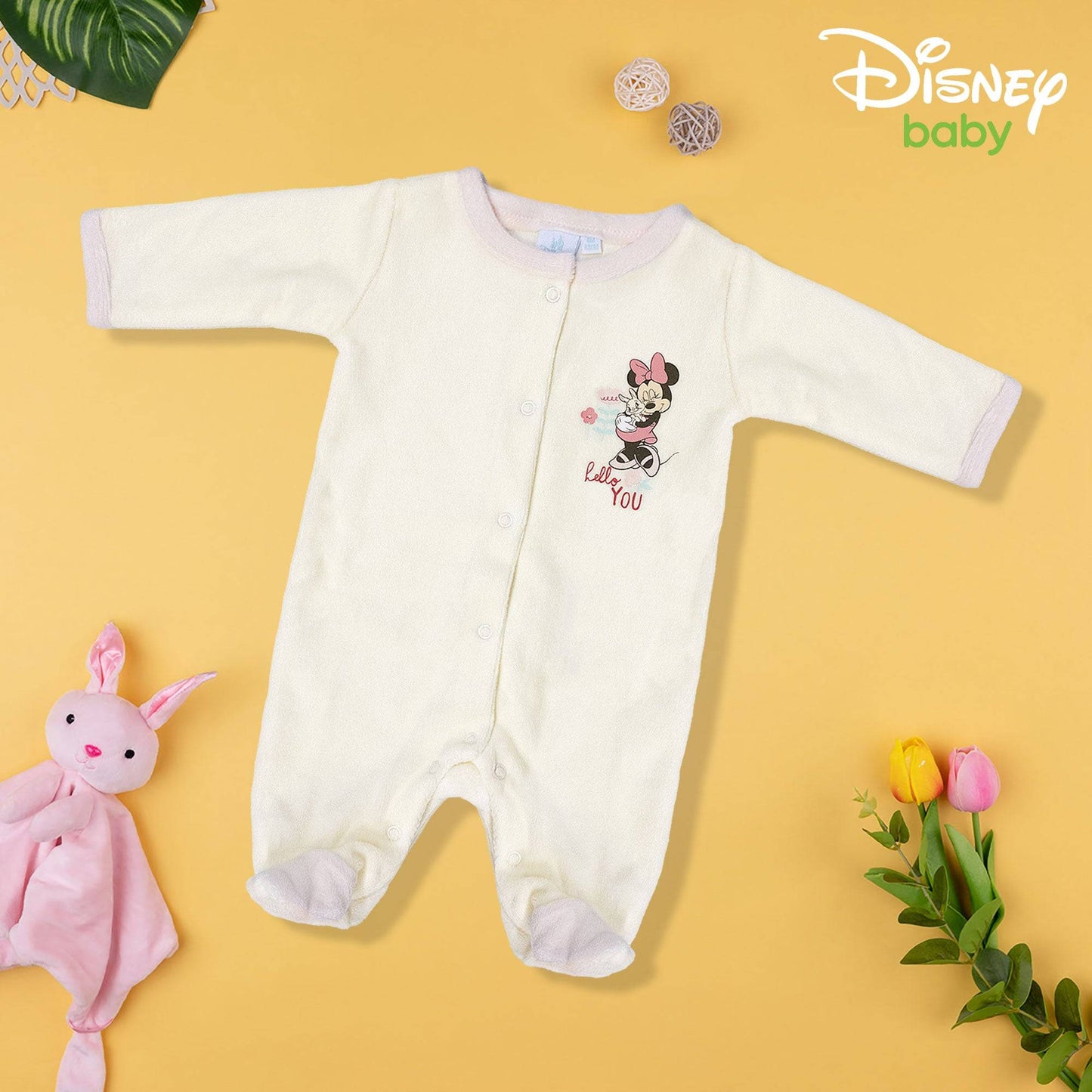Pigiama neonato Disney Minnie Mouse tutina bambina in ciniglia per bimba 7017