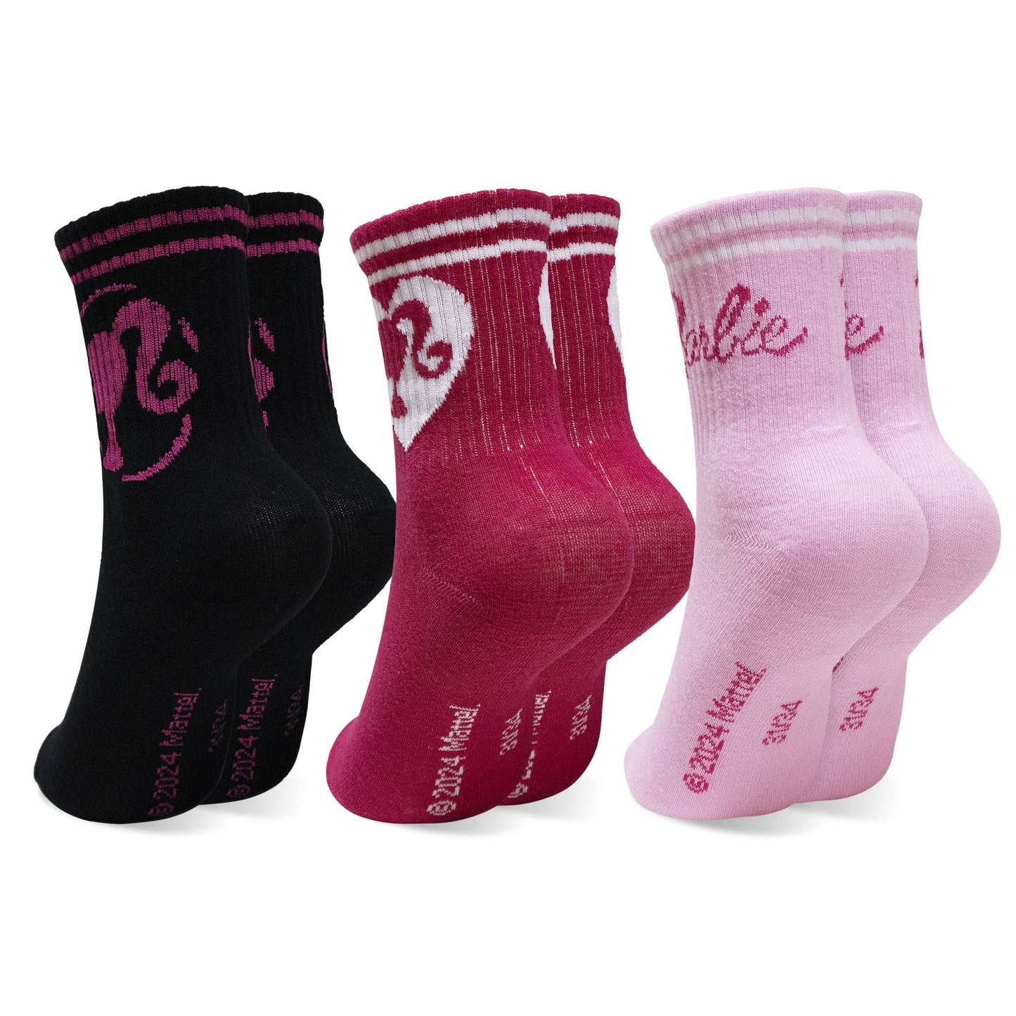 Calzini per bambina Barbie set 3 paia di calze caldo cotone 7021