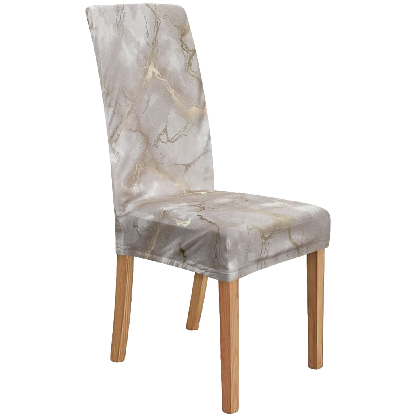 Coprisedia effetto marmo Velour elastico 2 pezzi Vesti sedia marmorizzato 7072