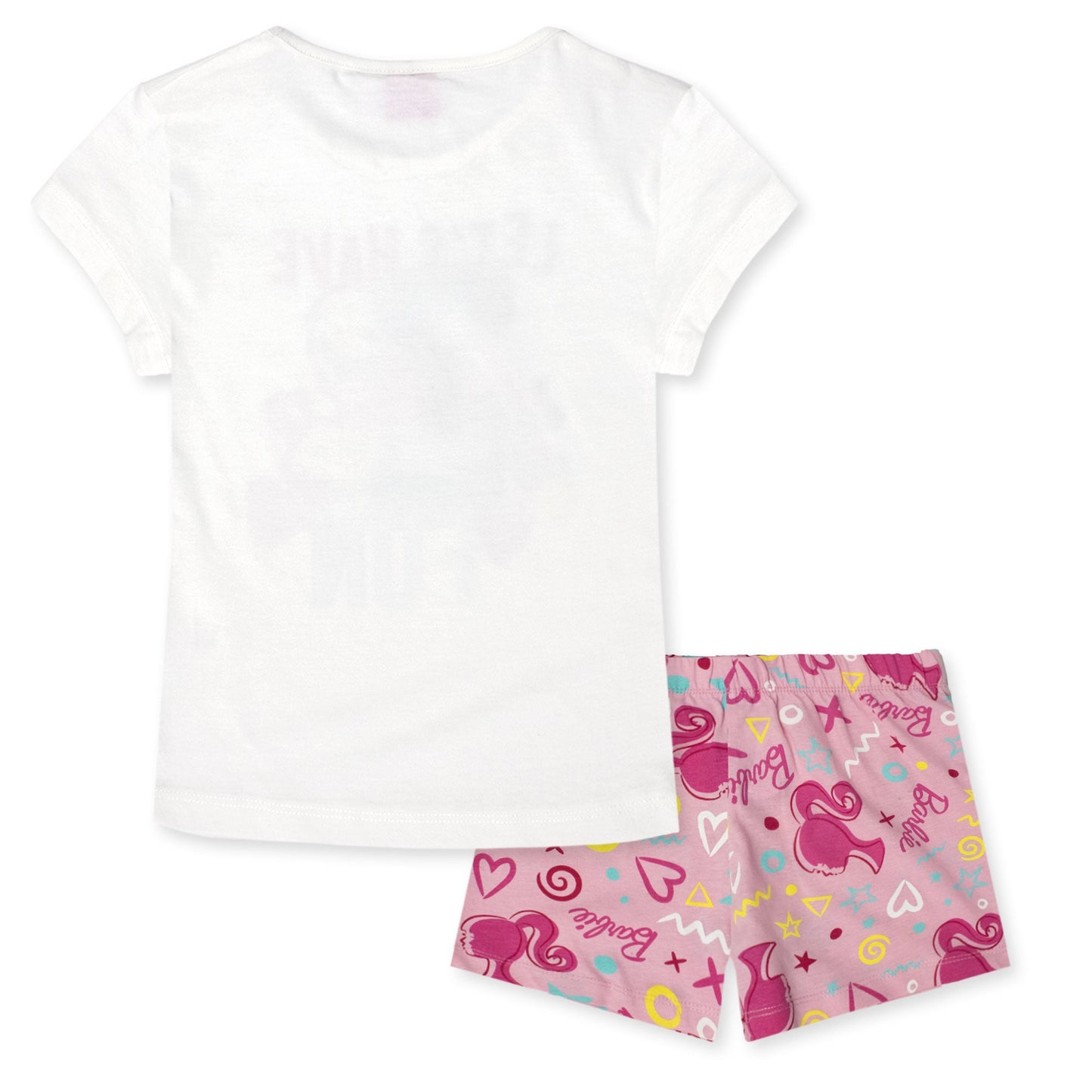 Pigiama per Bambina Barbie estivo in Cotone Leggero corto 7082