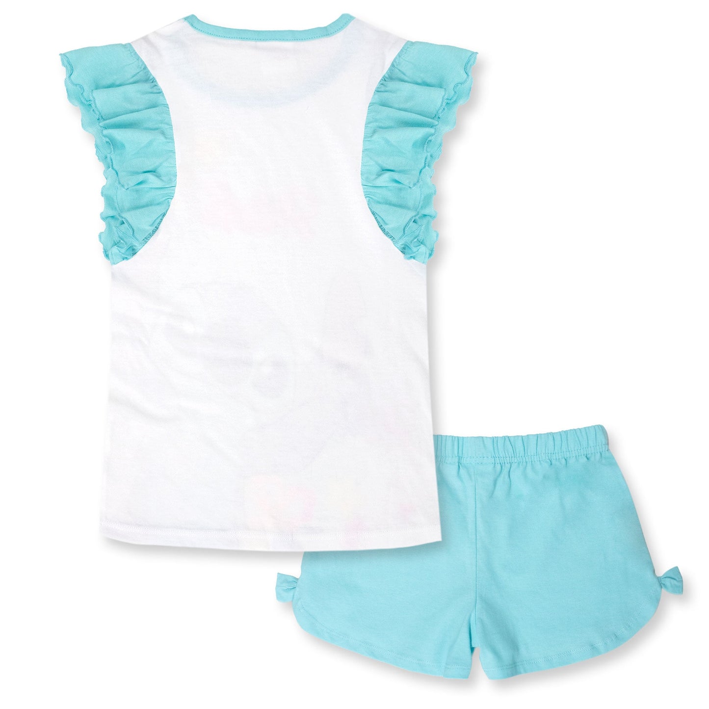 Pigiama Bambina Disney Lilo e Stitch in Cotone Leggero corto con volant 7083