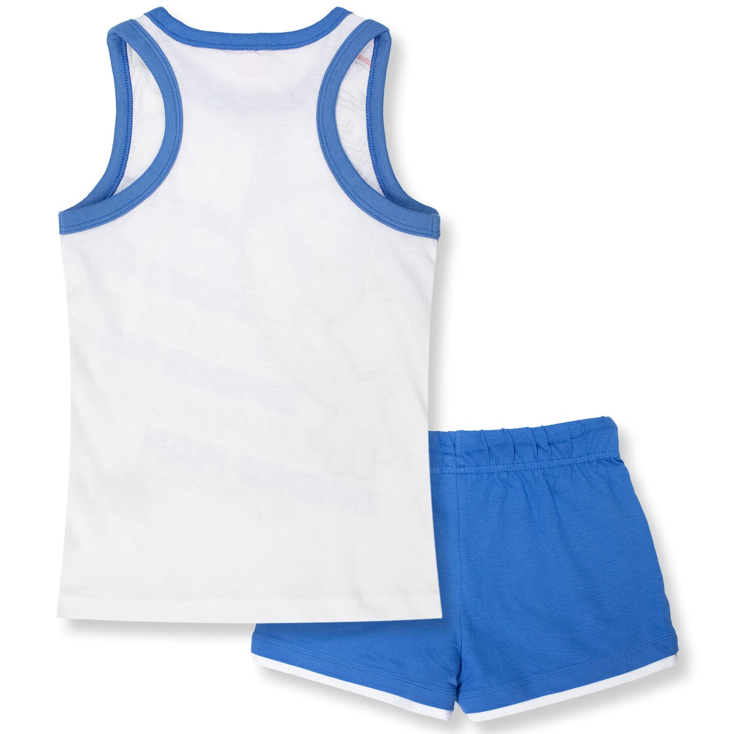 Completo bambino Marvel Spiderman canotta e pantaloncino estivo in cotone 7089