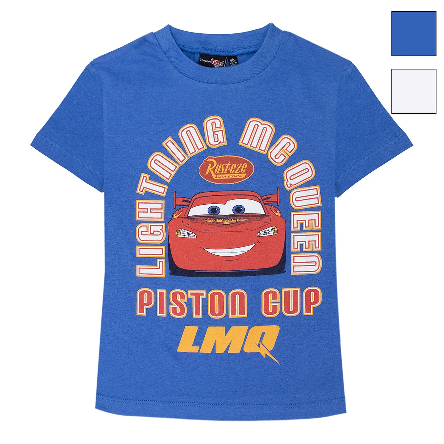 T-shirt Disney Cars maglia bambino mezze maniche in cotone 7090