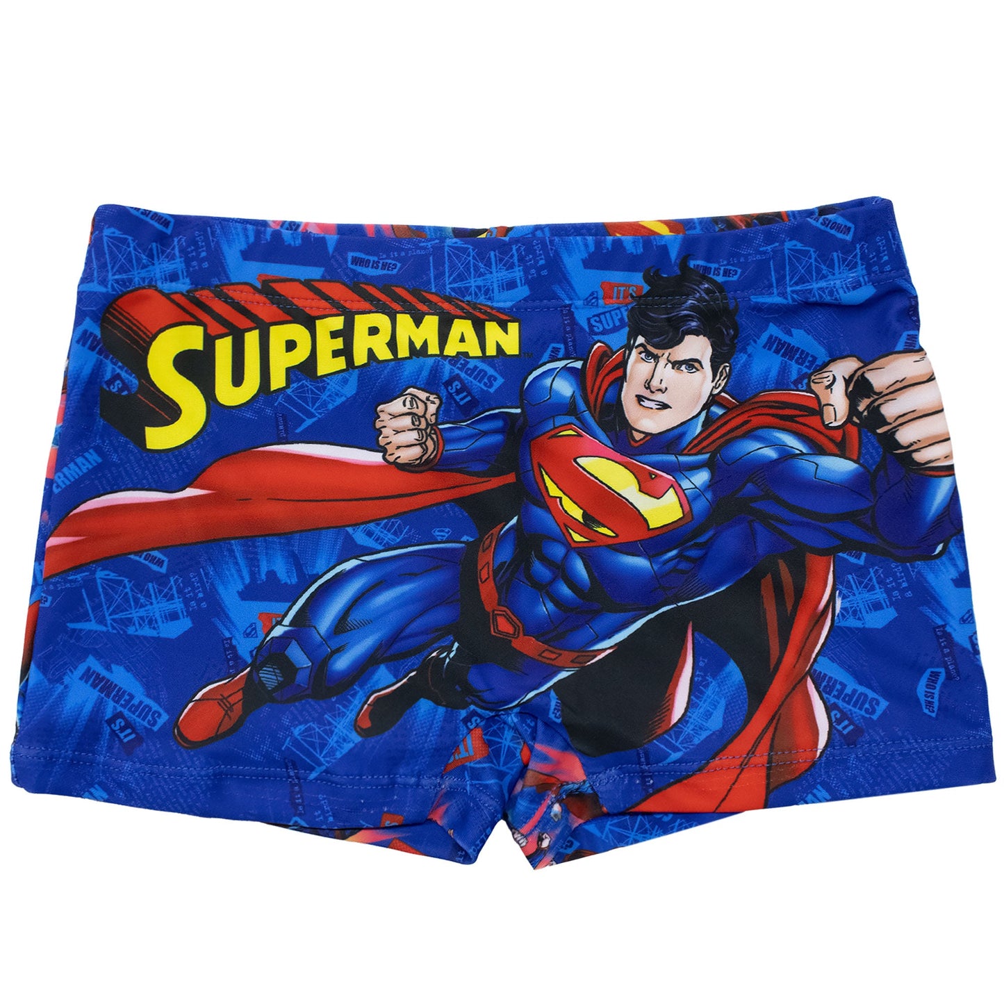Costume bagno Superman bambino pantaloncino mare parigamba bimbo 7103