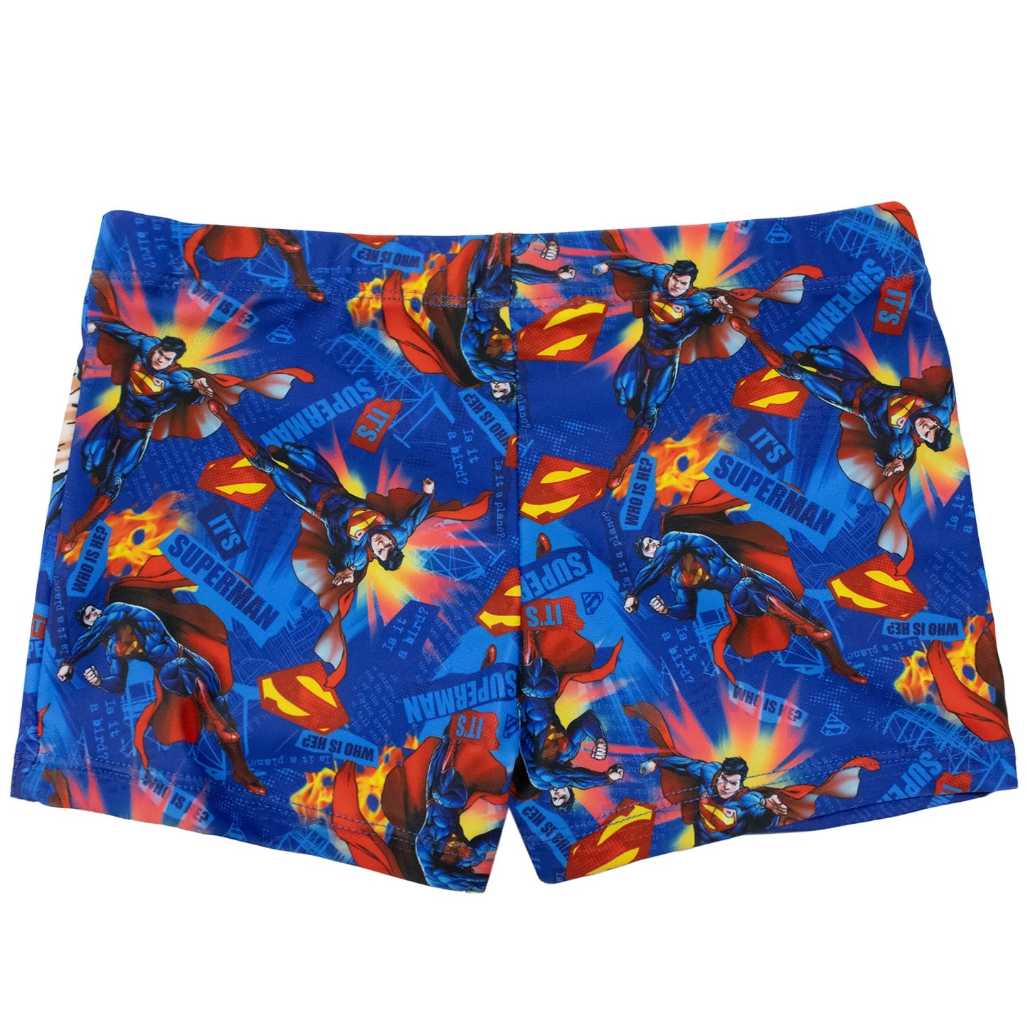Costume bagno Superman bambino pantaloncino mare parigamba bimbo 7103