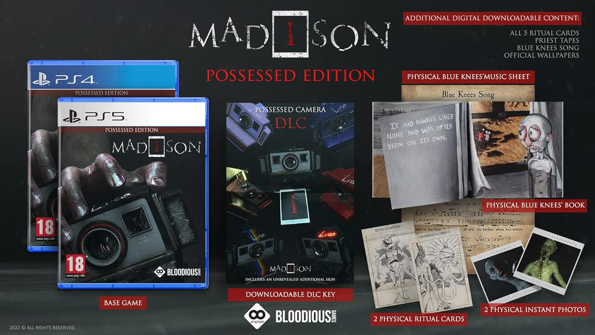 Madison Possessed Edition PS4 PlayStation 4 Game EU Italian New Sealed