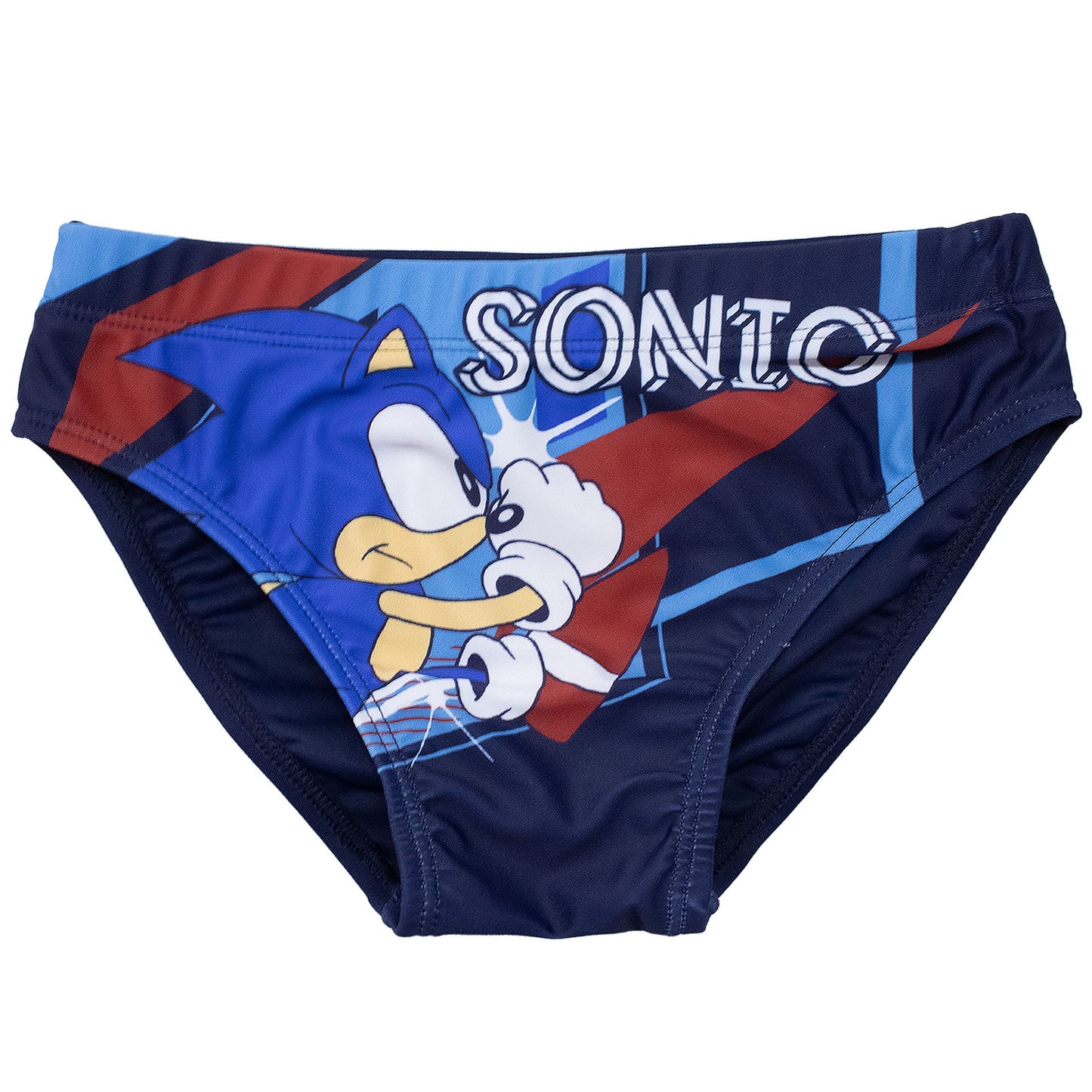 Costume da bagno Sonic The Hedgehog per bambino mutandina slip mare bimbo 7106