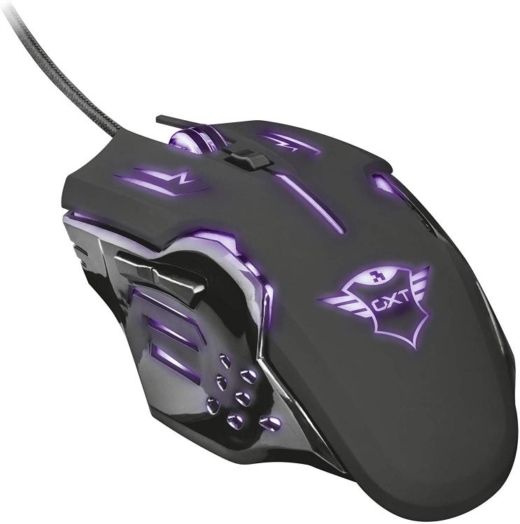 Trust Gaming Mouse Gxt 108 Rava Illuminated Rgb Gaming Pc Laptop Ps4 Ps5 Xbox One