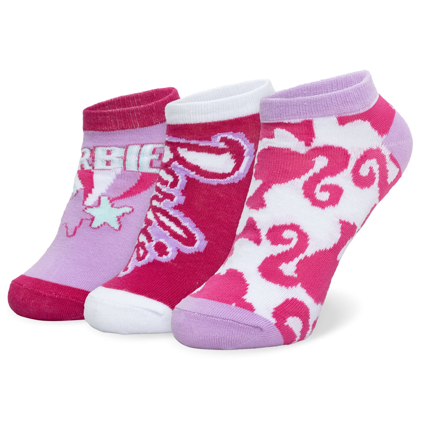 Calzini per bambina Barbie set 3 paia di calze in cotone per bimba 7118
