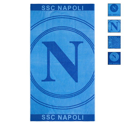 Telo mare SSC Napoli in spugna di cotone 90x170cm Prodotto Ufficiale 7119