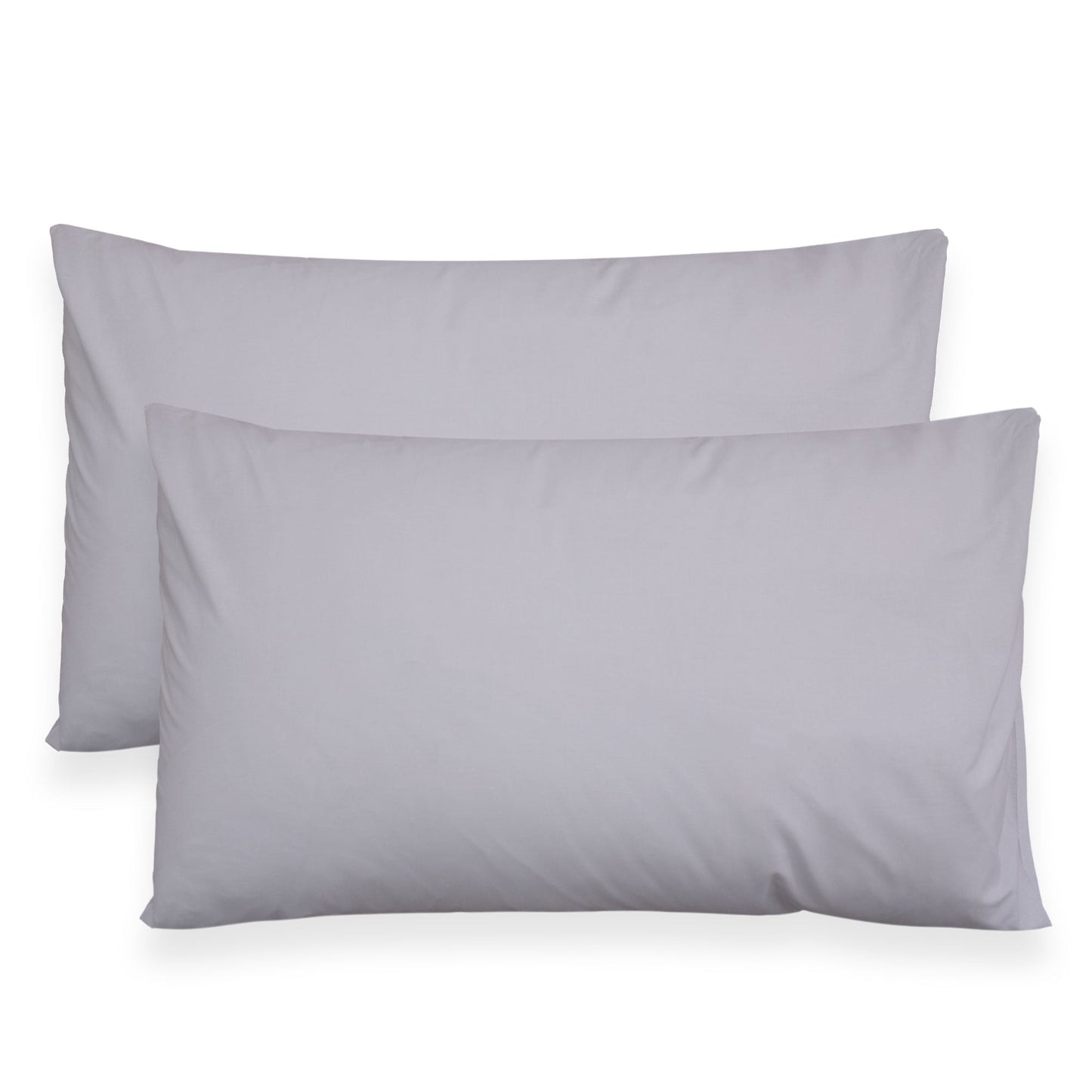 Coppia federe cuscini letto in cotone Copricuscini guanciale in tinta unita 7127