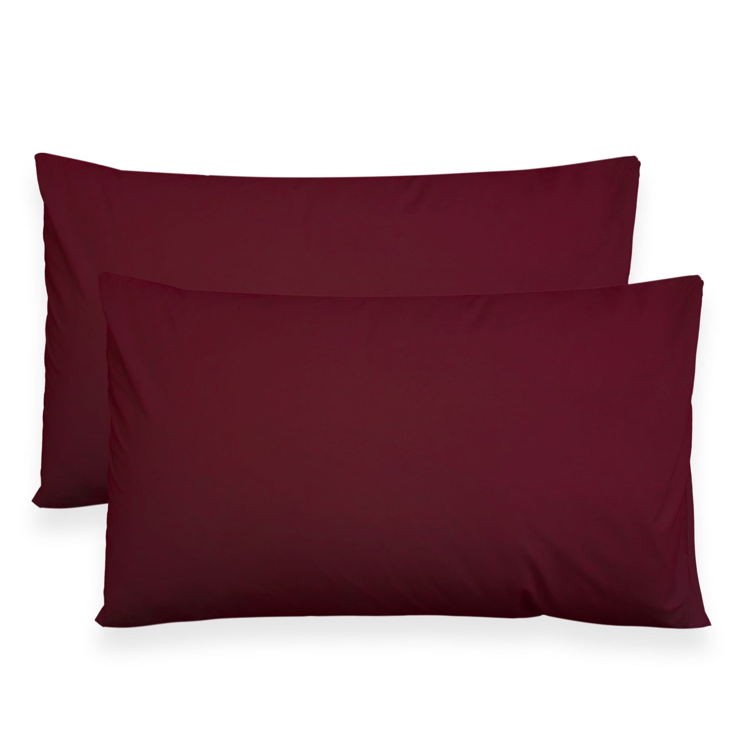 Coppia federe cuscini letto in cotone Copricuscini guanciale in tinta unita 7127