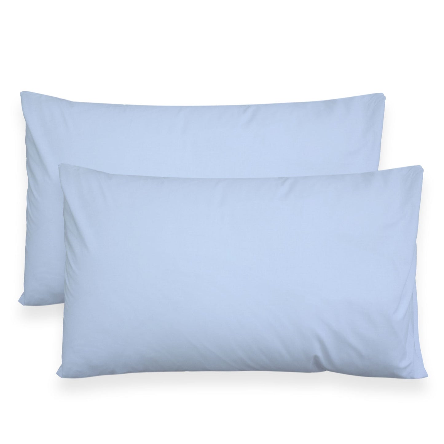 Coppia federe cuscini letto in cotone Copricuscini guanciale in tinta unita 7127