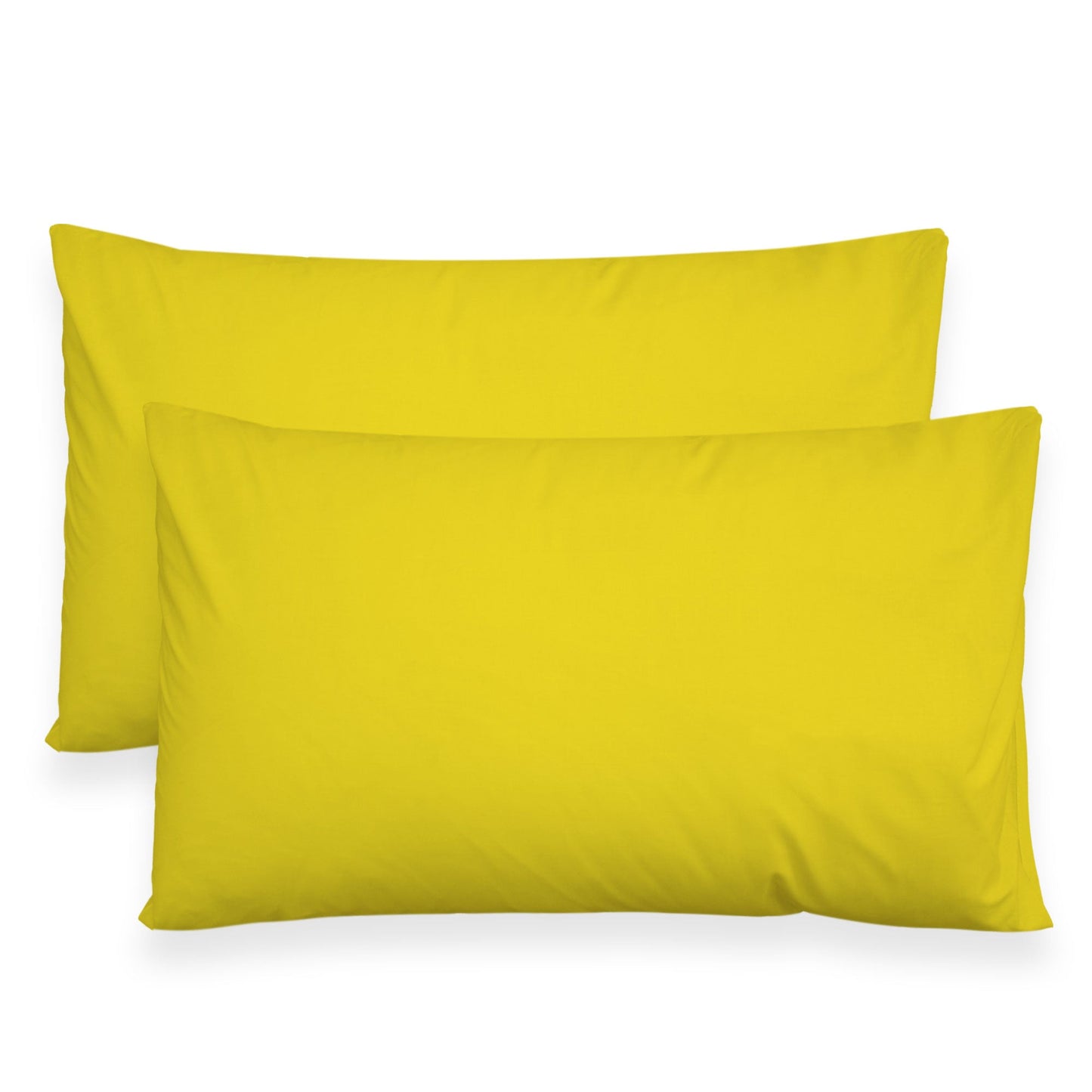 Coppia federe cuscini letto in cotone Copricuscini guanciale in tinta unita 7127