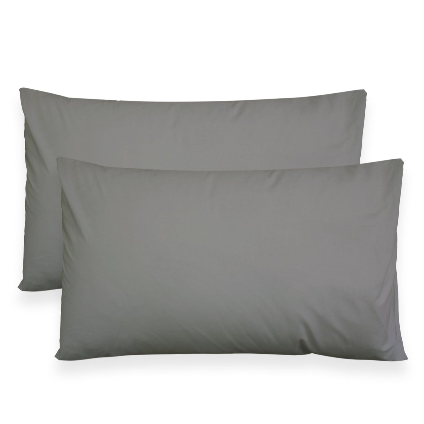 Coppia federe cuscini letto in cotone Copricuscini guanciale in tinta unita 7127