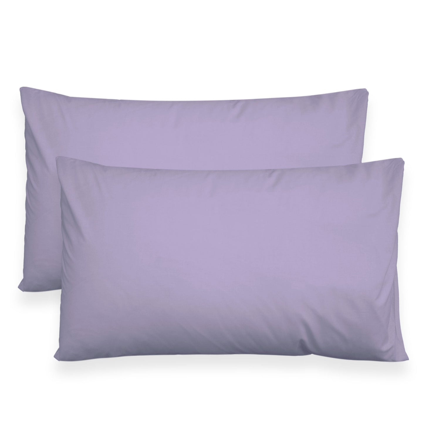 Coppia federe cuscini letto in cotone Copricuscini guanciale in tinta unita 7127